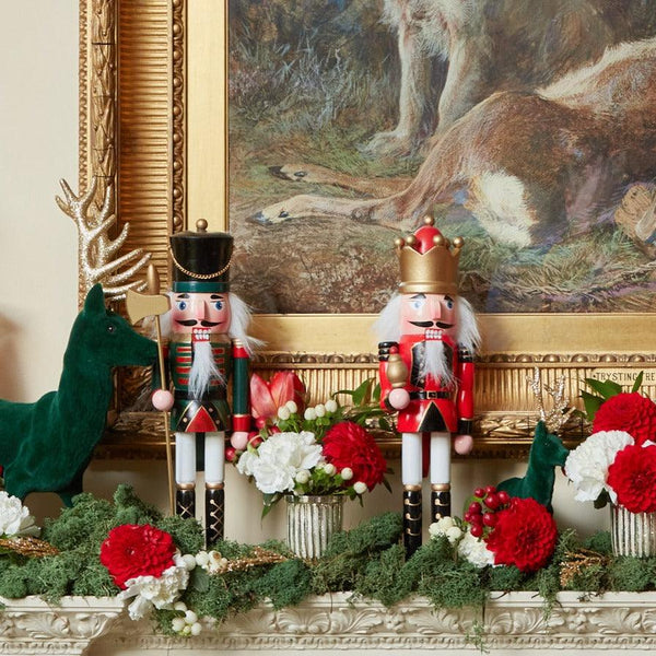 Green, Red & Blue Jolly Nutcrackers (Set of 4) - Mrs. Alice
