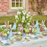 Hand Painted Green & Blue Pastel Eggs (Set of 4) - Mrs. Alice