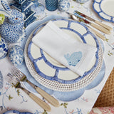 Happy Bunny White Linen Napkins (Set of 4) - Mrs. Alice