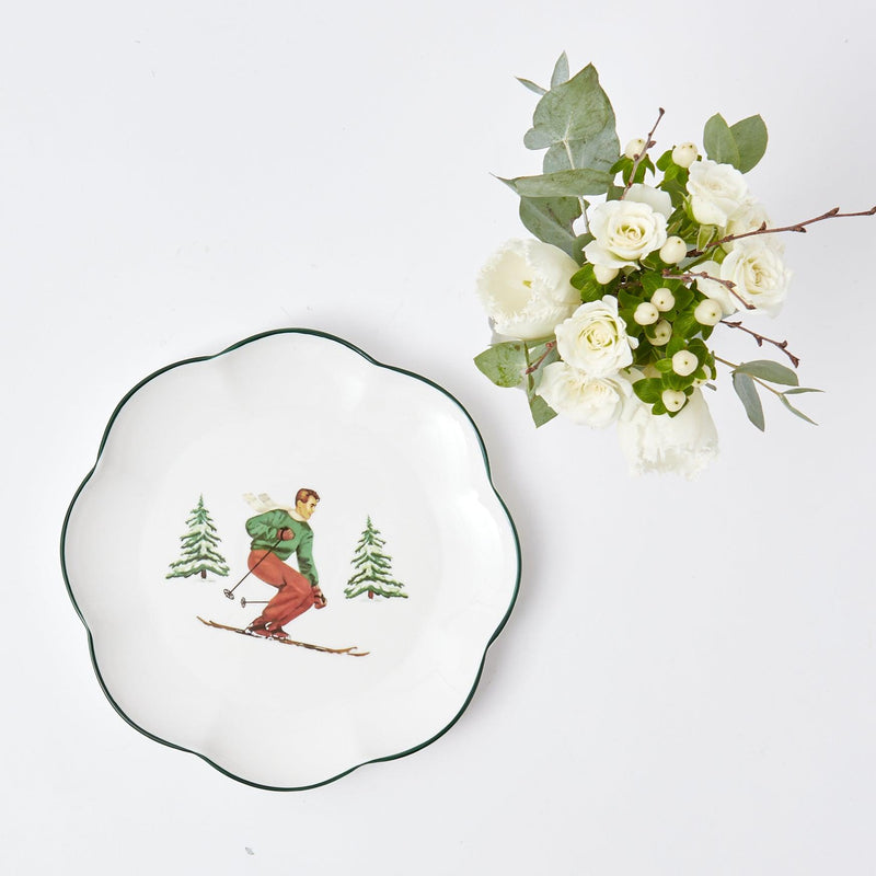 Add a touch of distinctive style to your Christmas decor with the Heidi & Hans Skier Starter Plates, perfect for creating a unique and festive Christmas atmosphere while celebrating the season with a touch of the slopes and alpine charm.