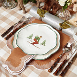 Add a touch of distinctive style to your Christmas decor with the Heidi & Hans Skier Starter Plates, perfect for creating a unique and festive Christmas atmosphere while celebrating the season with an alpine touch.