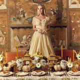Honey Rattan Pagoda Lantern - Mrs. Alice