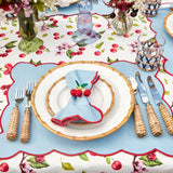 Ink Raffia Water Glasses (Set of 4) - Mrs. Alice
