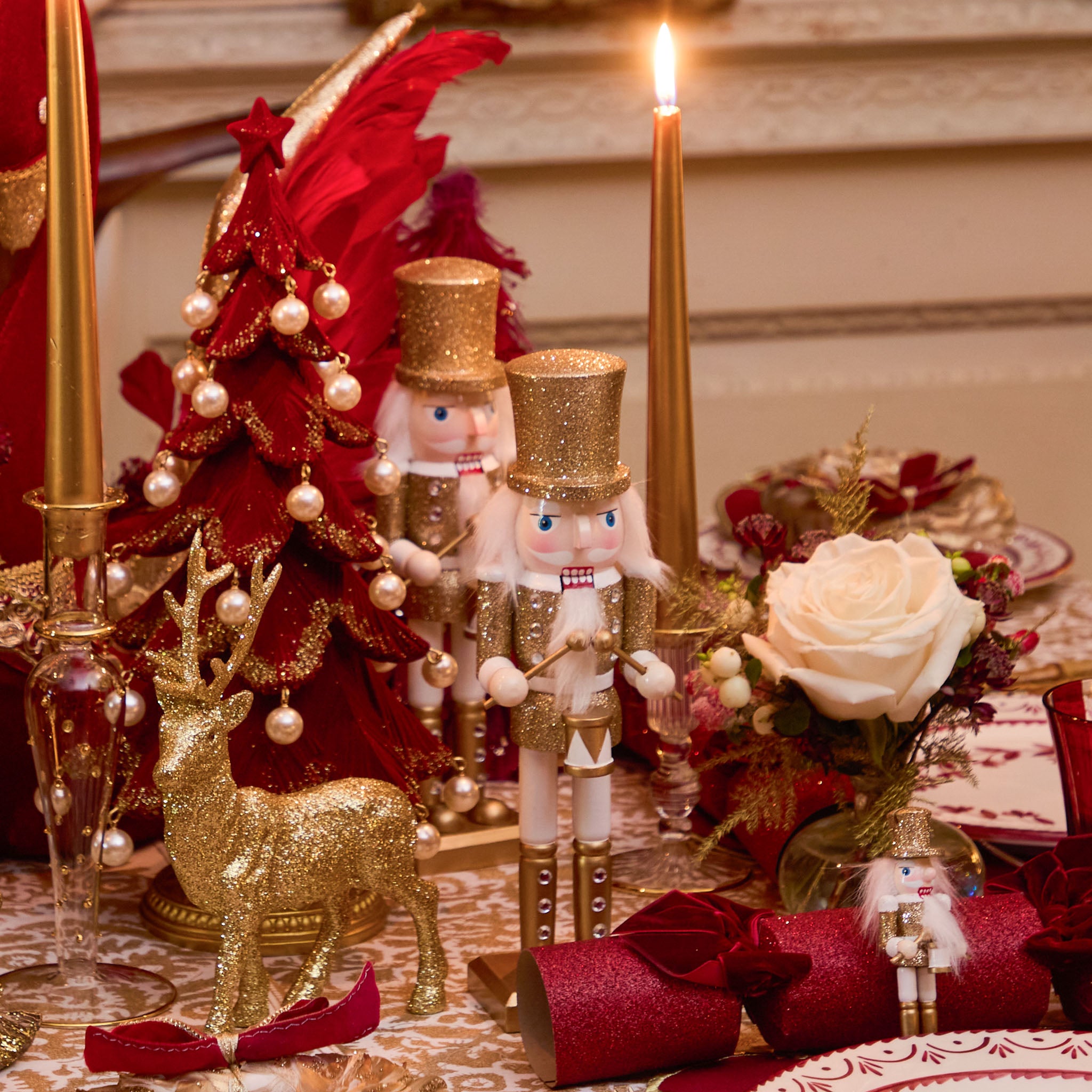 Deep Gold Candles (Set of 8)