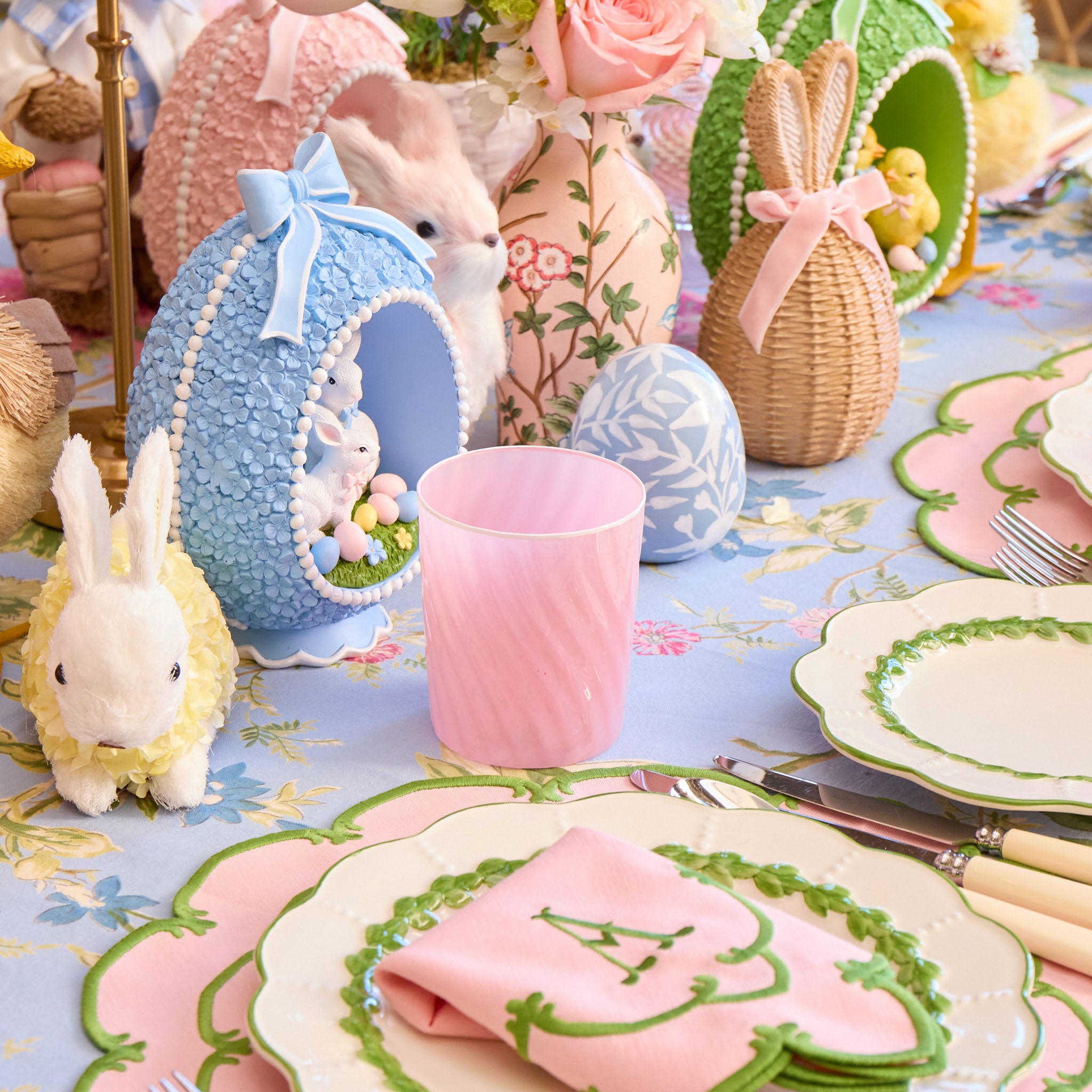 Petal Pink Water Glasses (Set of 4)