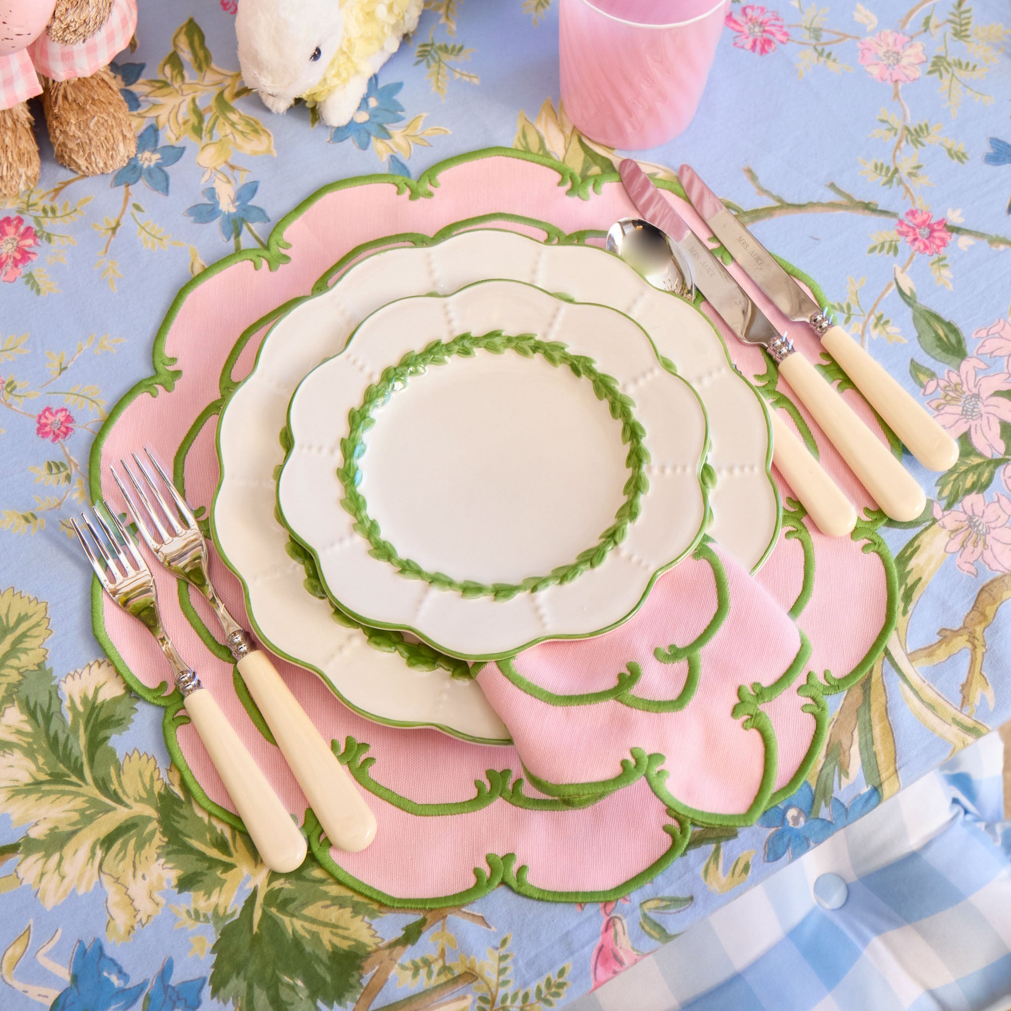 Green Laurel Starter Plate