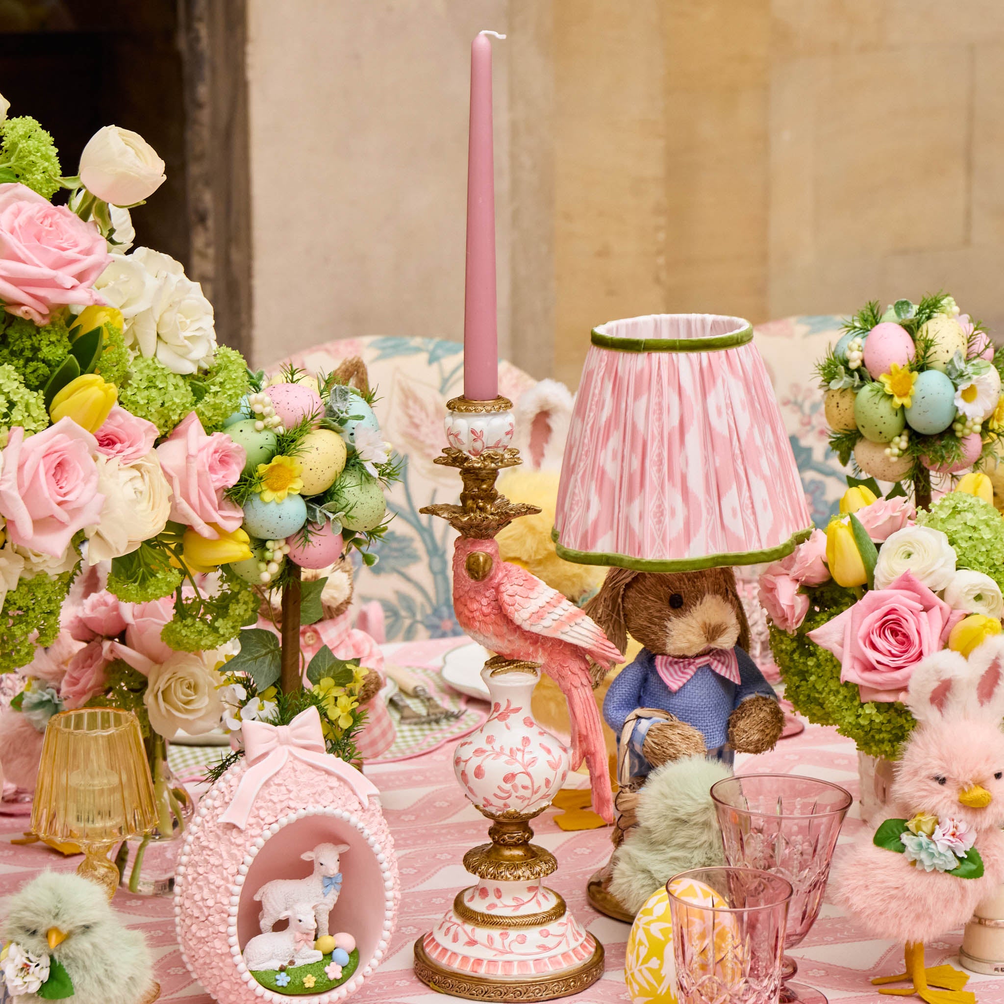 Pink Candles (Set of 8)