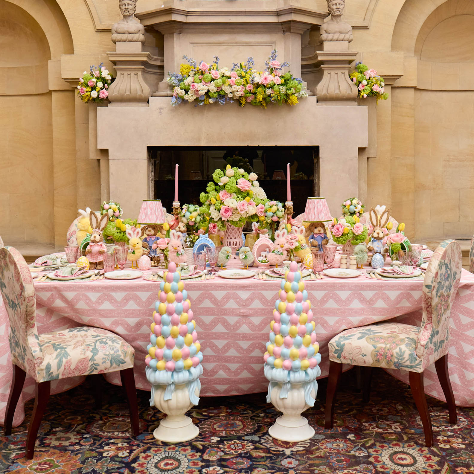 Extra Large Glossed Pastel Easter Egg Tree