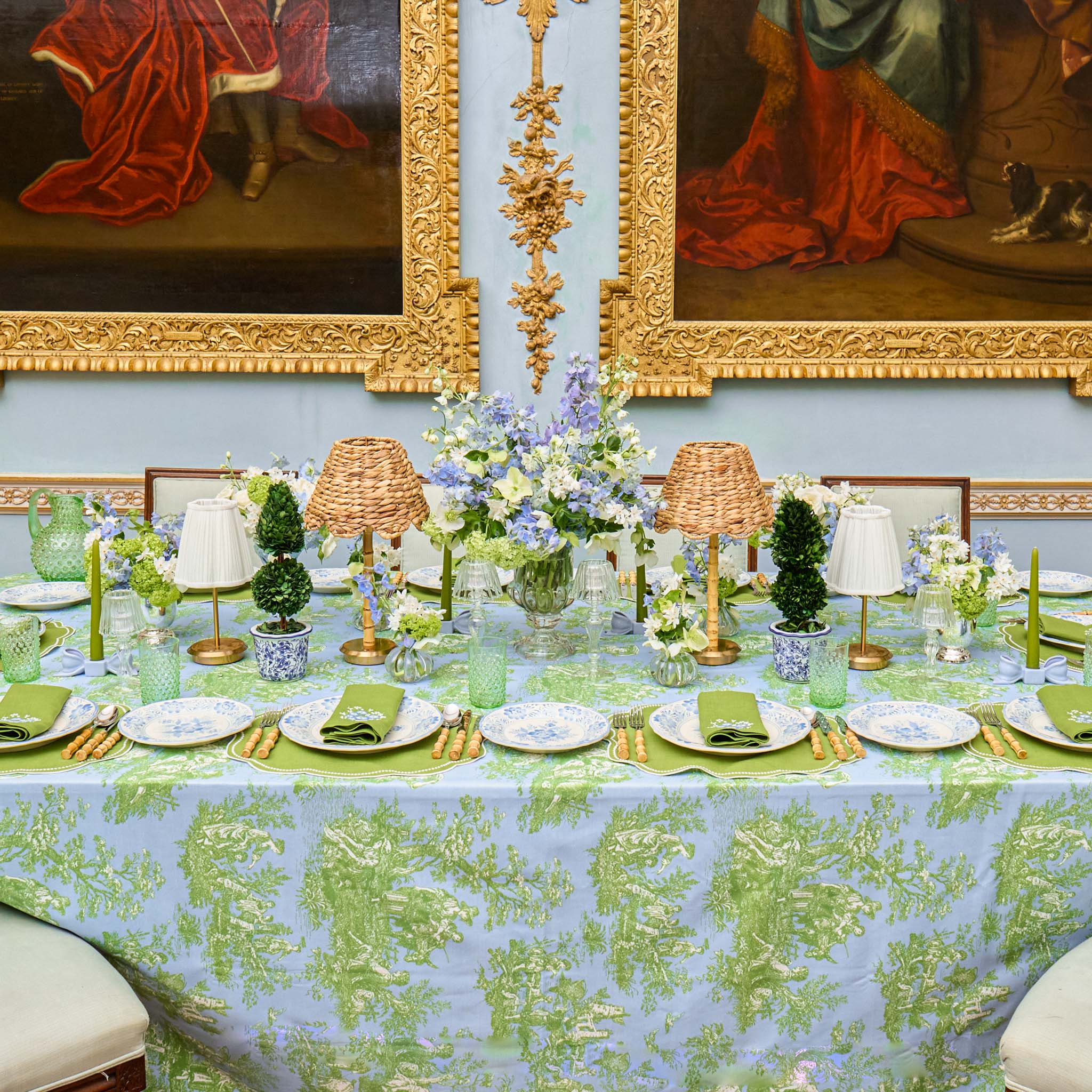 Blue Pandora Dinner Plates (Set of 4)