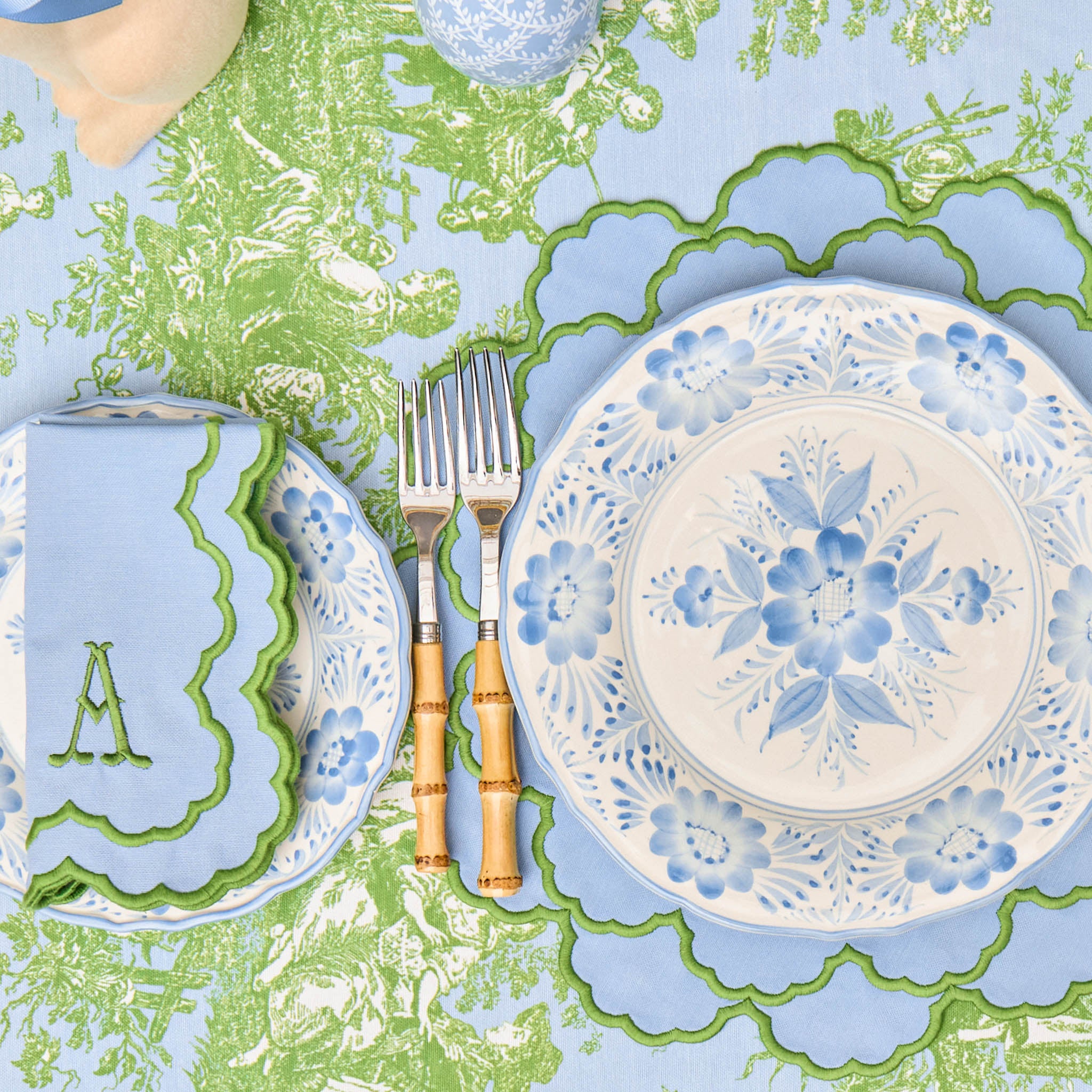 Blue Pandora Dinner Plate