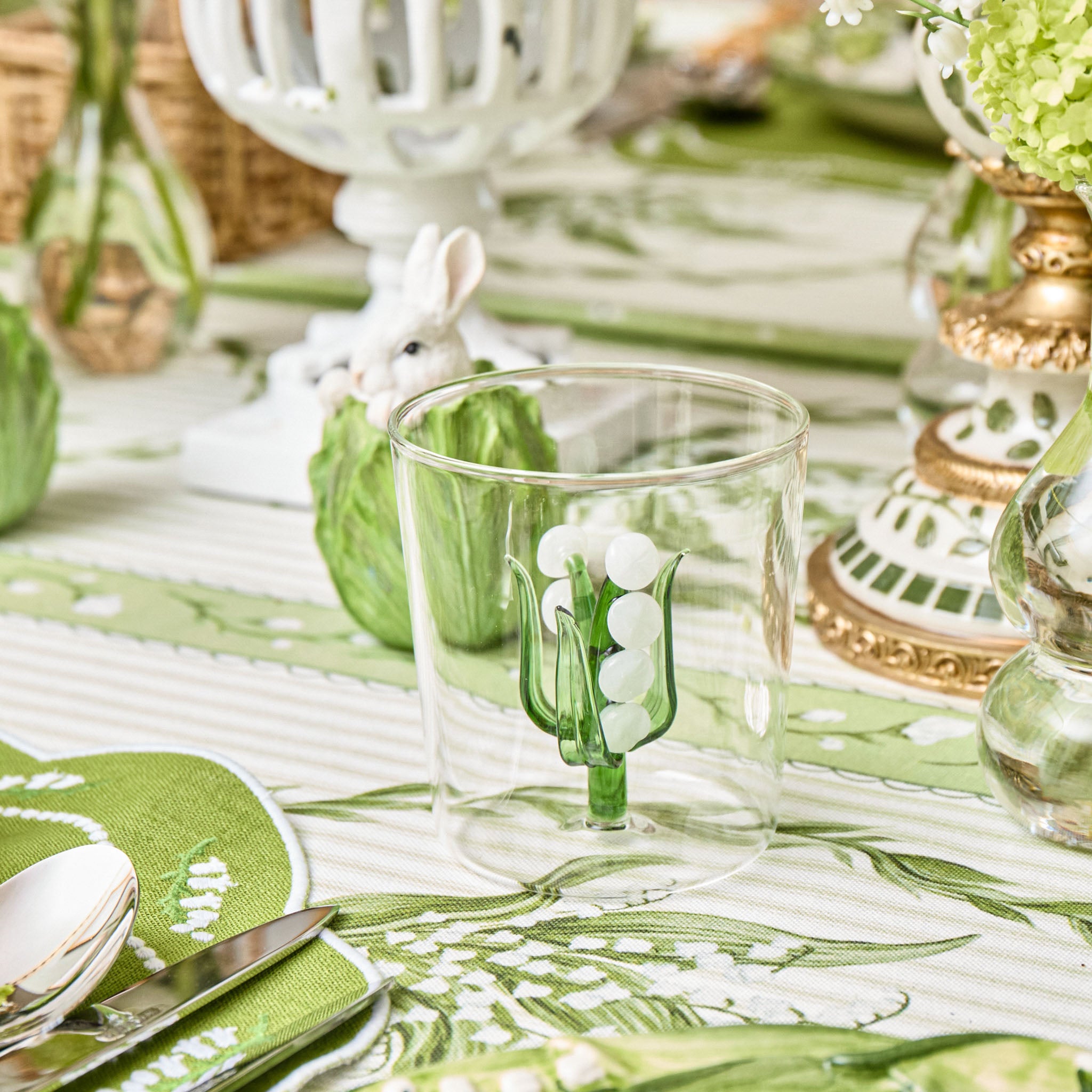 Lily of the Valley Glasses (Set of 4)