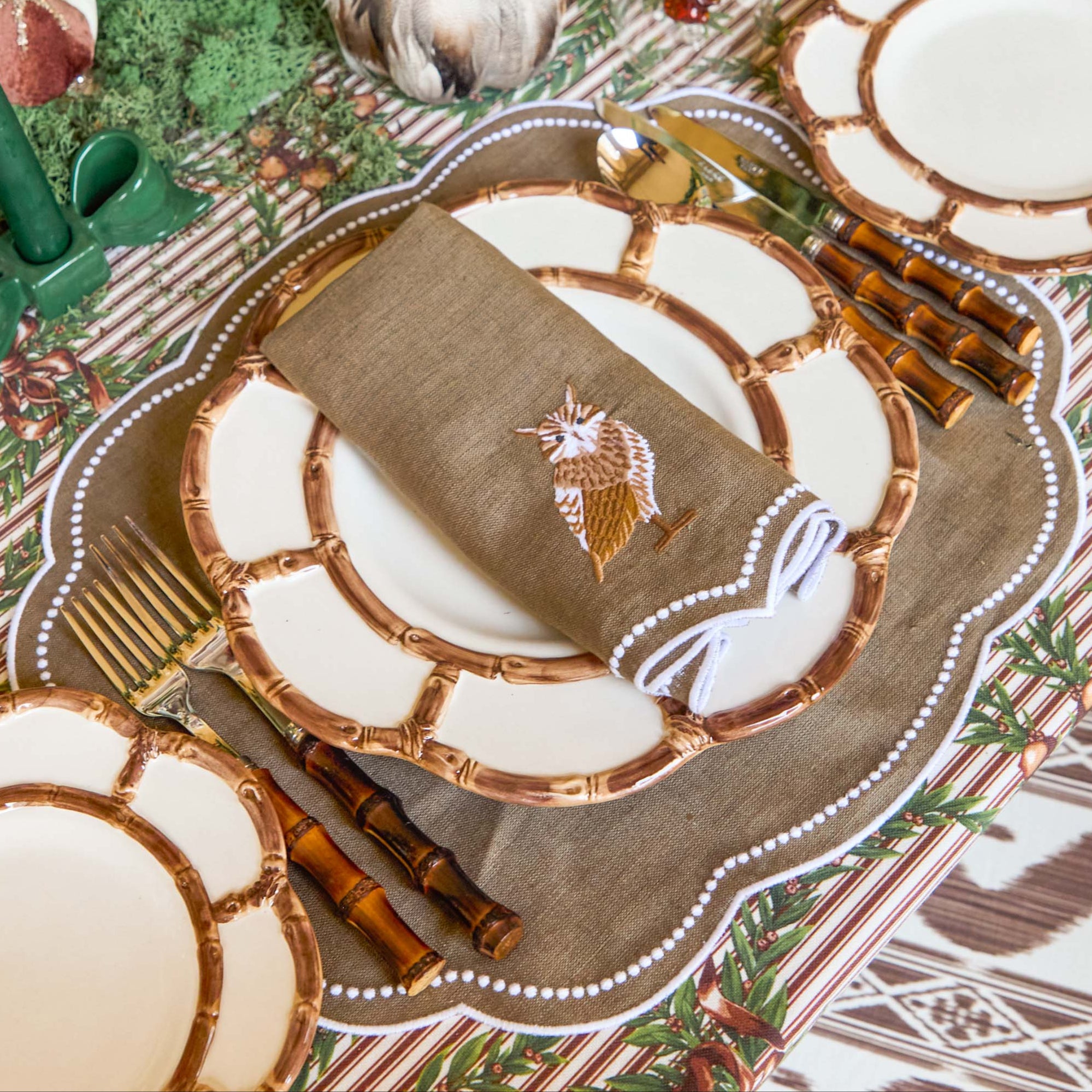 Eloise Walnut Linen Placemats (Set of 4)