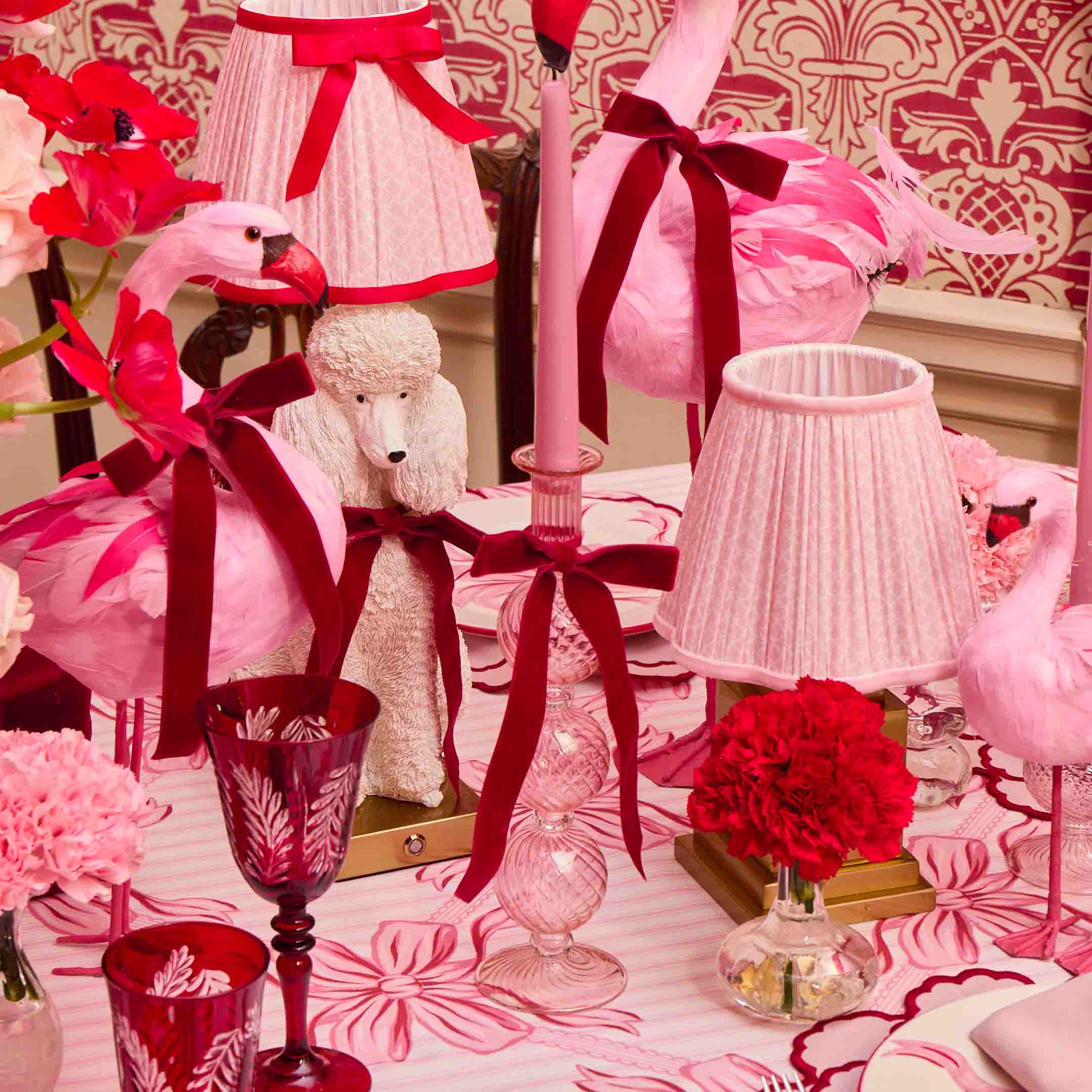 Pink Candles (Set of 8)