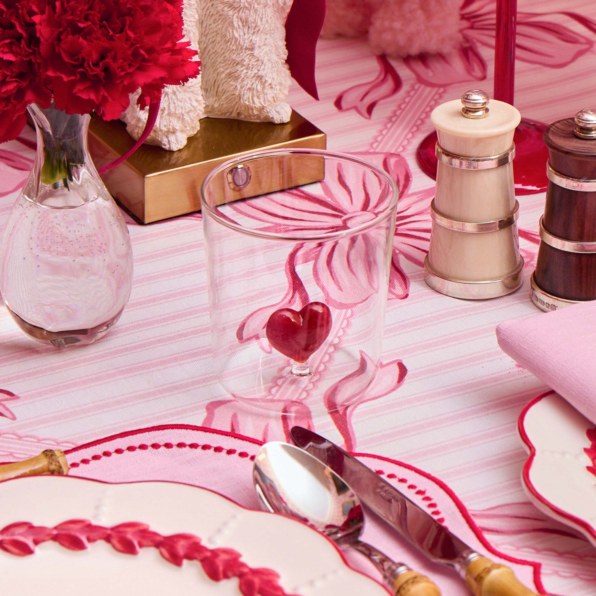 Love Heart Glasses (Set of 4)