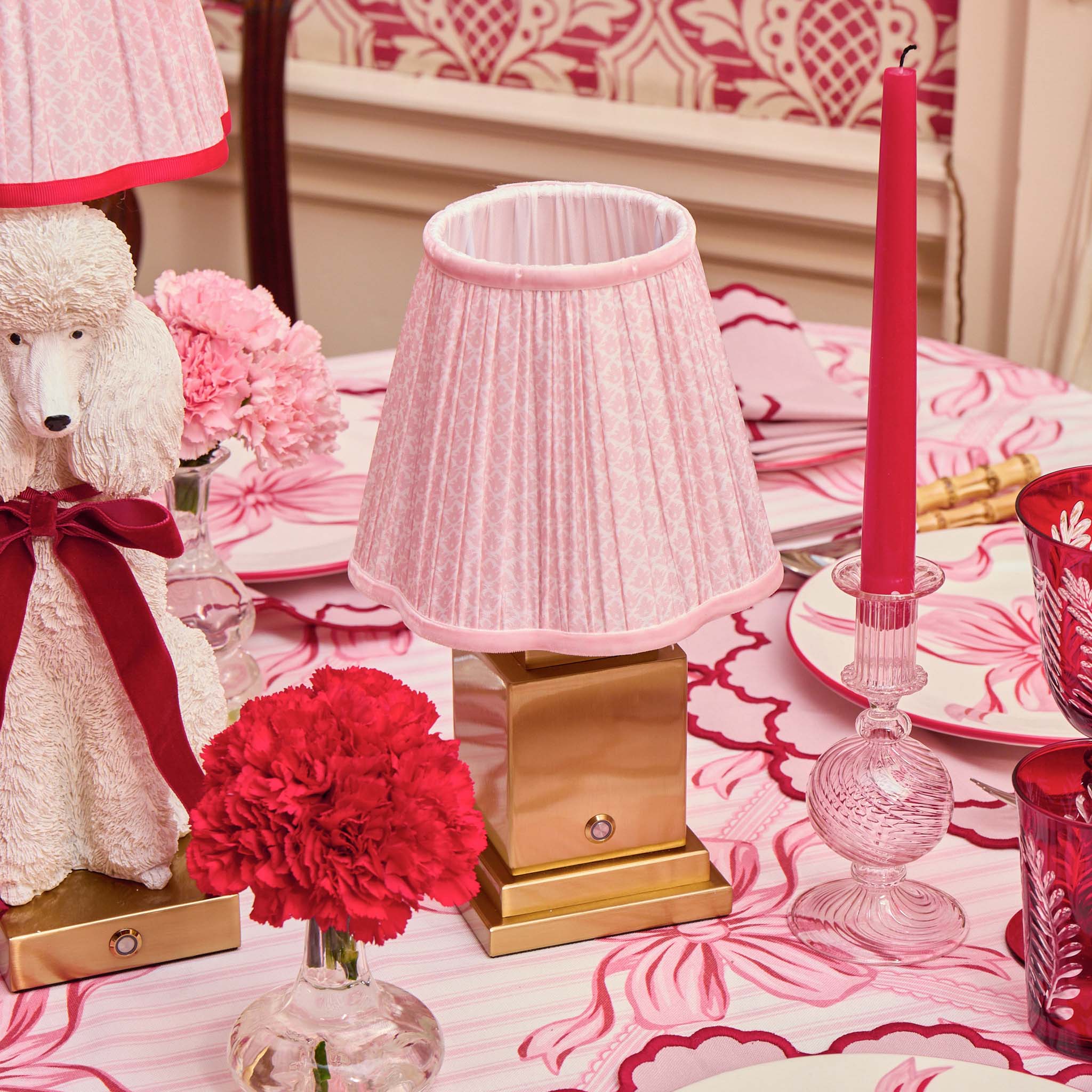 Pink Lotus Lampshade (18cm)