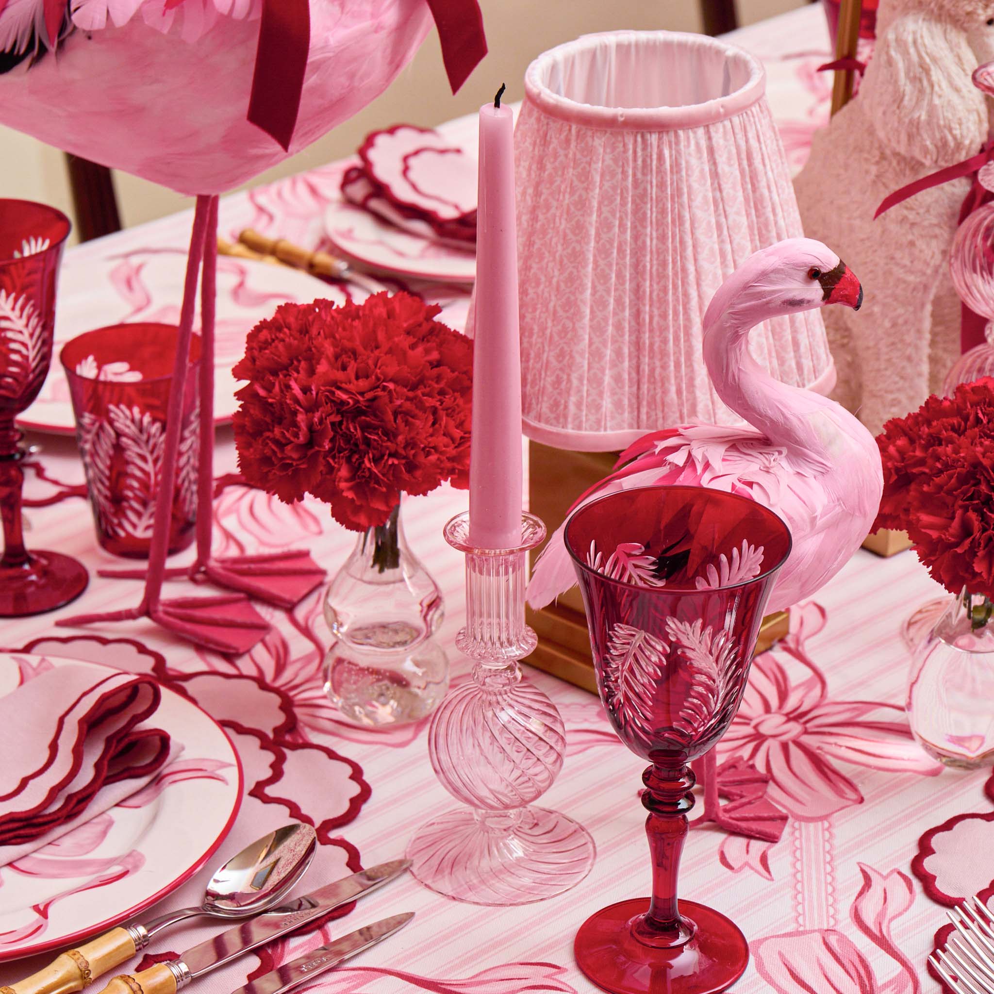 Pink Candles (Set of 8)