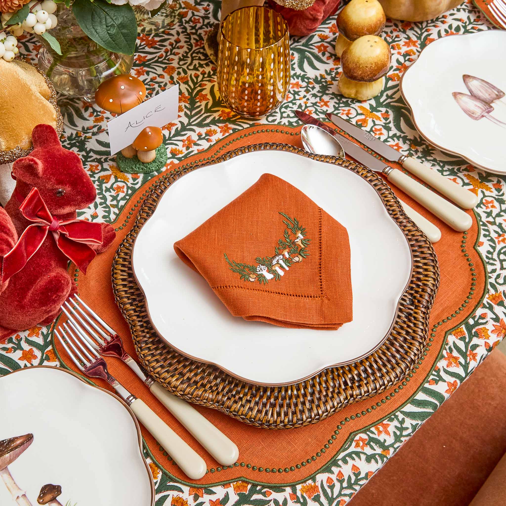 Amber Speckle Water Glasses (Set of 6)