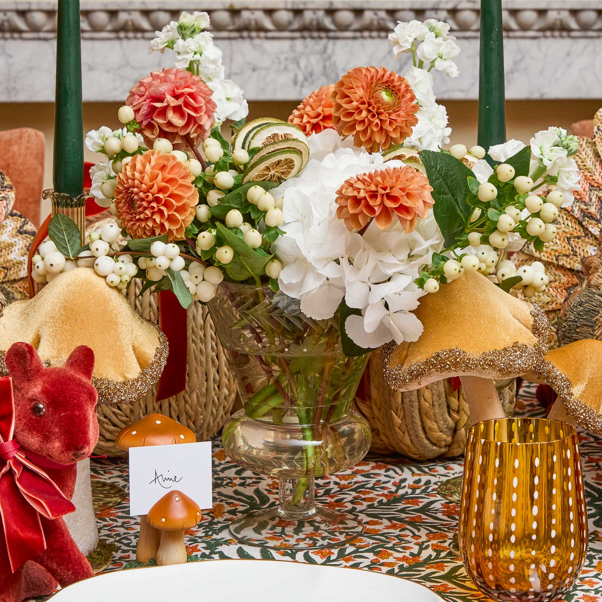 Veronica Engraved Glass Vase