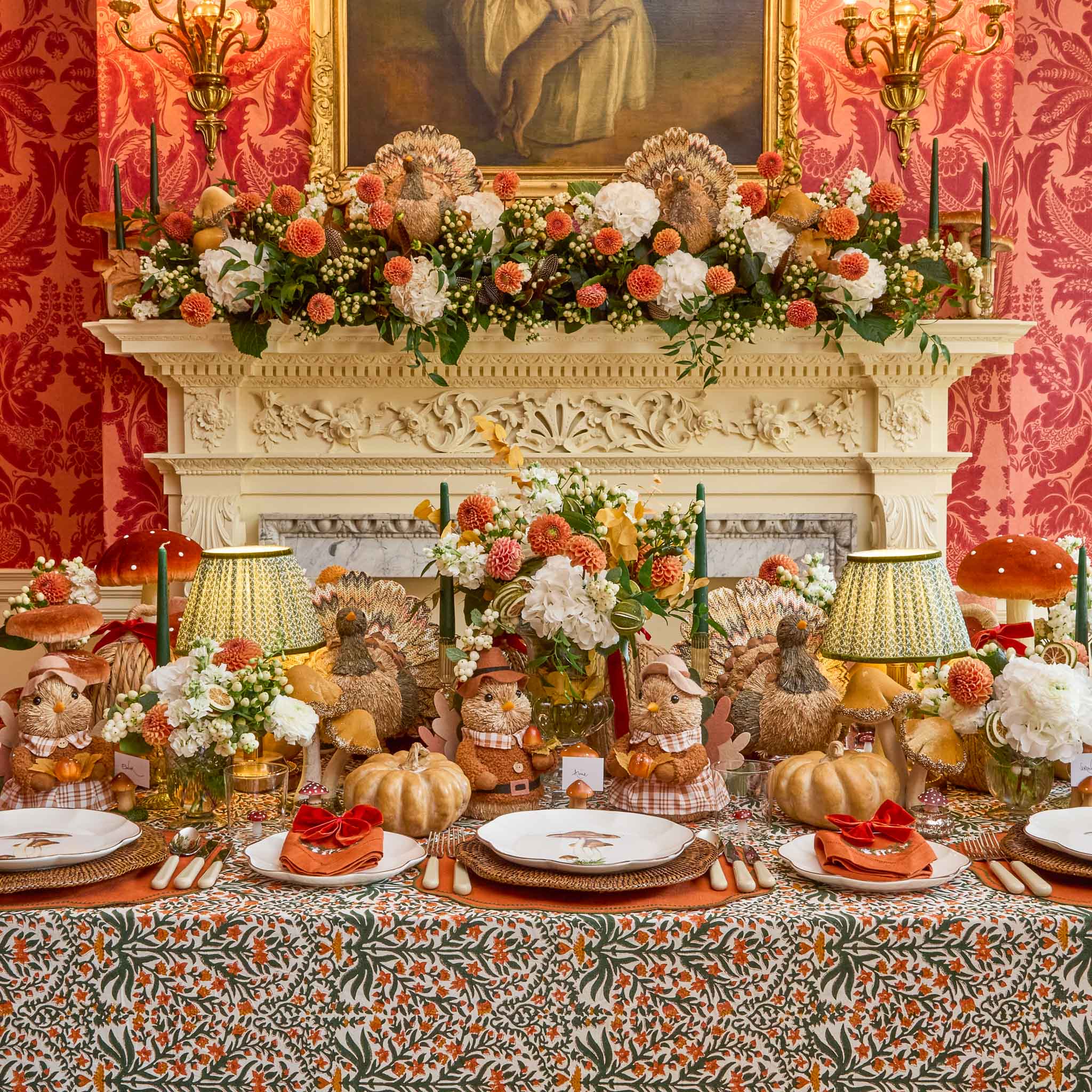 Olive Lotus Lampshade (22cm)