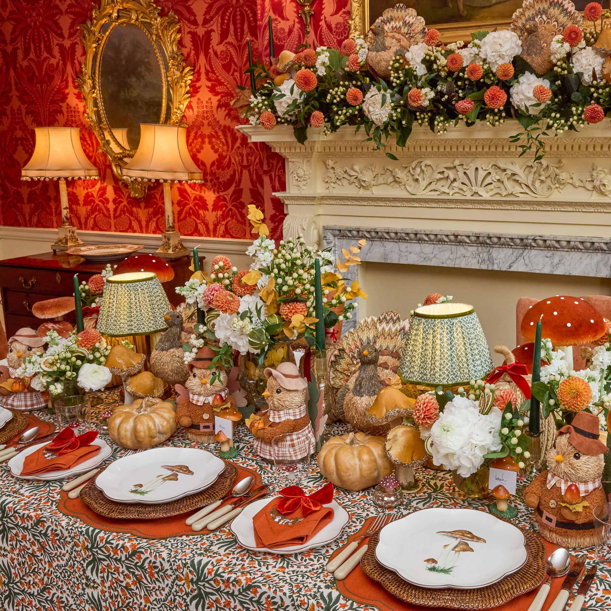 Scalloped Mushroom Dinner Plate