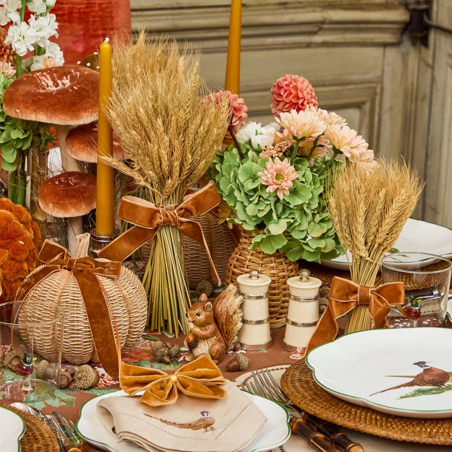 Scalloped Pheasant Starter Plate