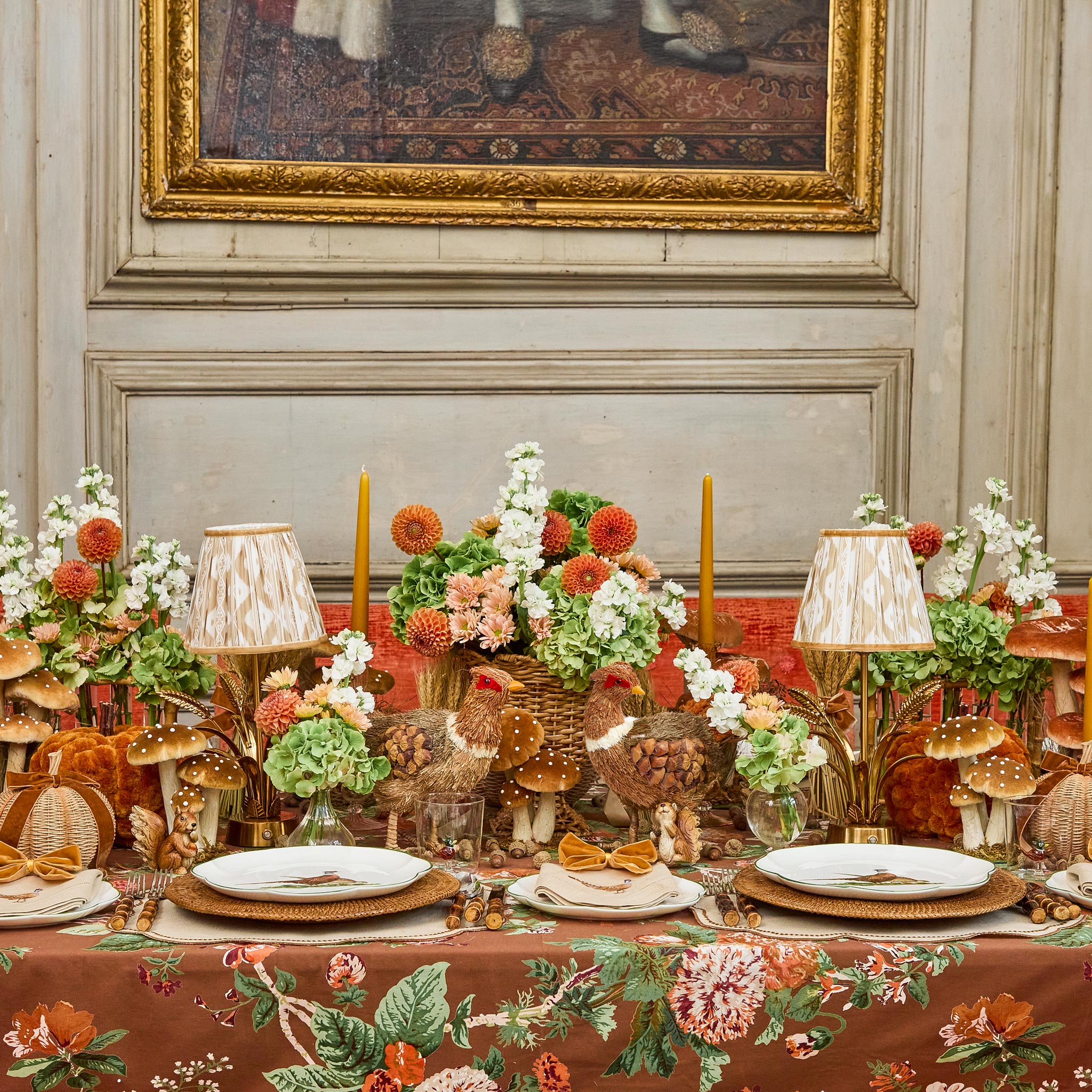 Decorative Raffia Pheasant (Pair)