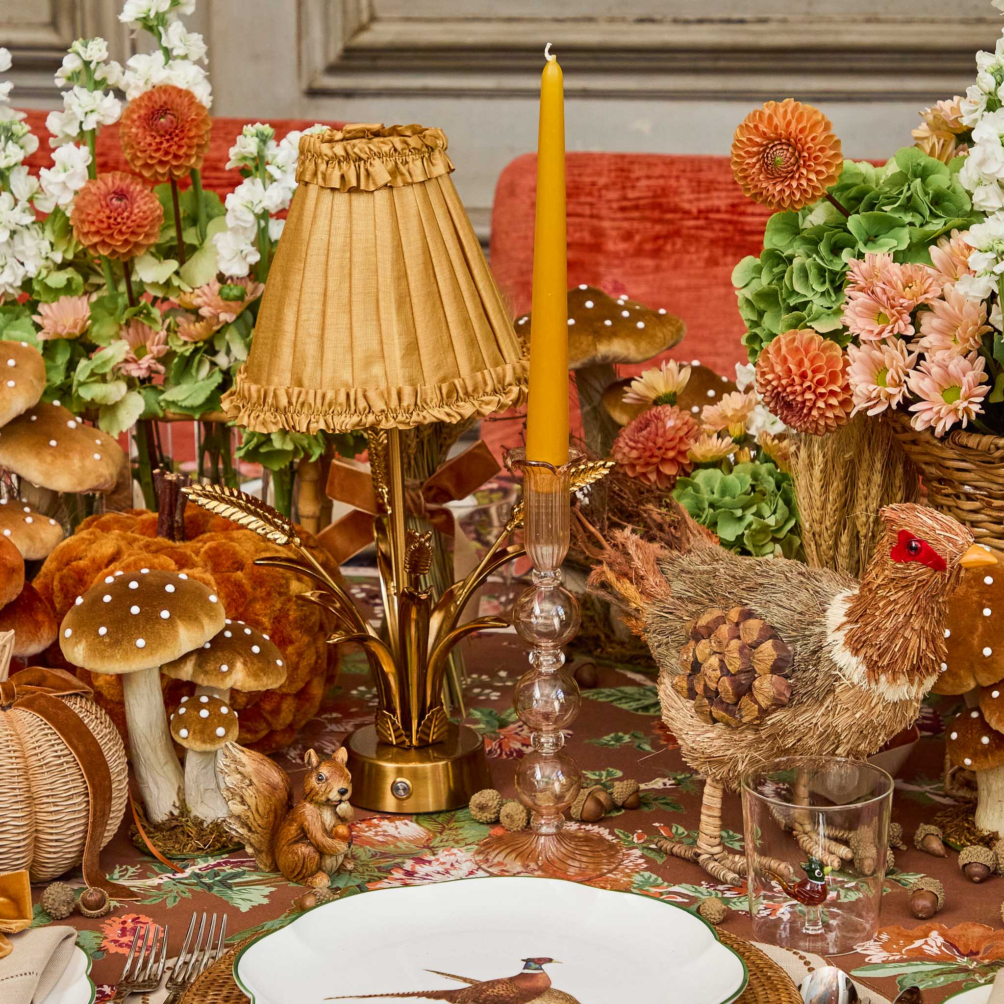 Eden Chestnut Candle Holder (Pair)