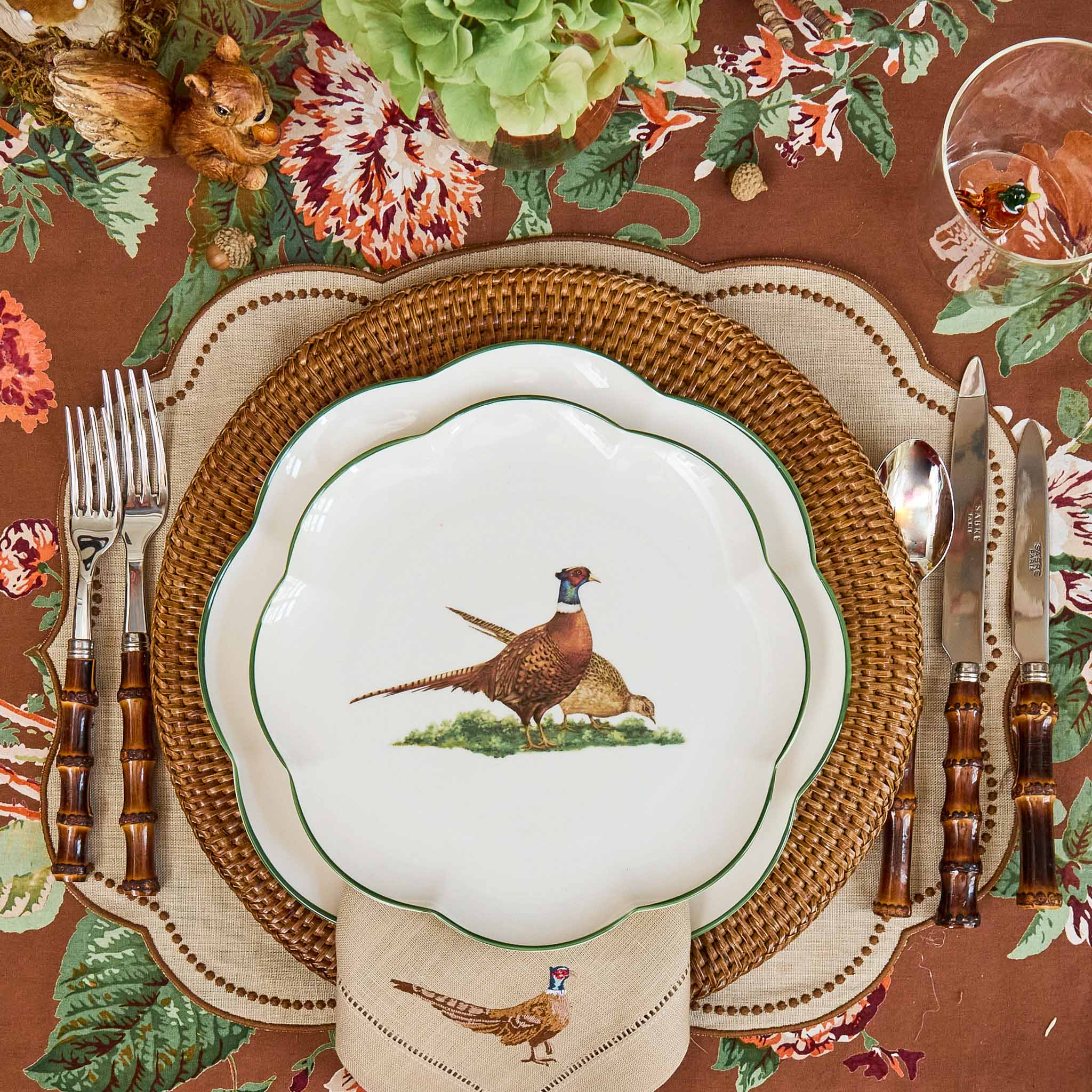 Scalloped Pheasant Dinner Plate