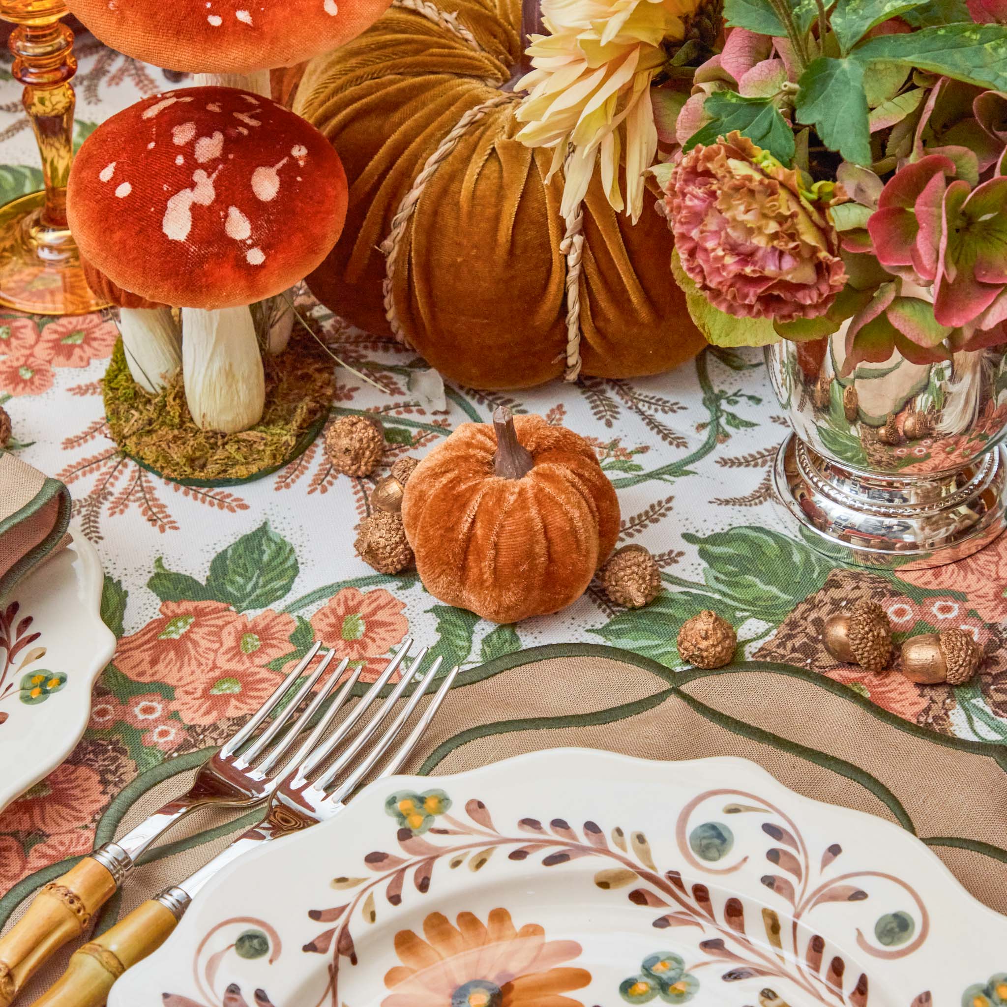 Mrs. Alice Gold Decorative Acorns