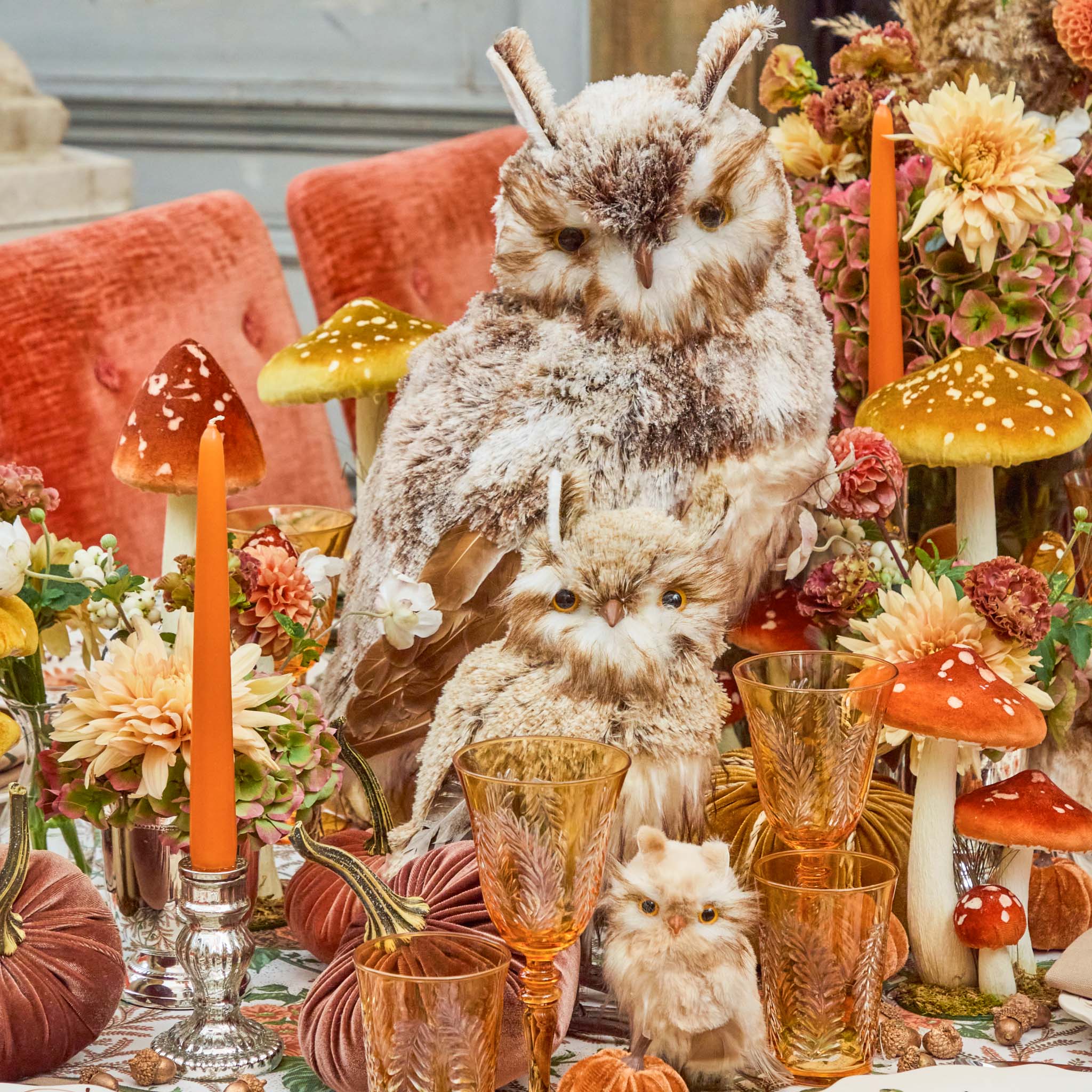 Burnt Orange Candles (Set of 8)