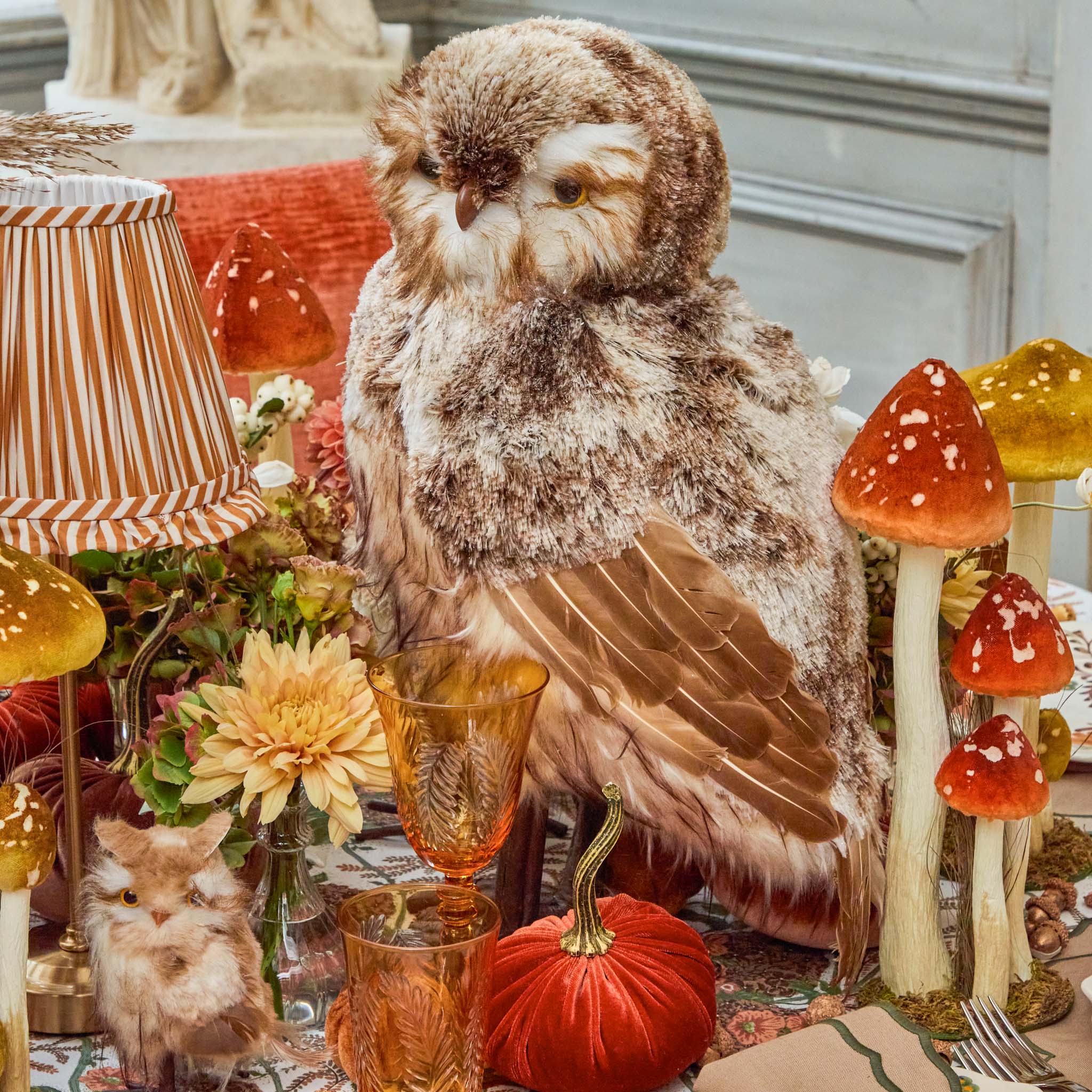 Geoffrey the Giant Owl (Pair)