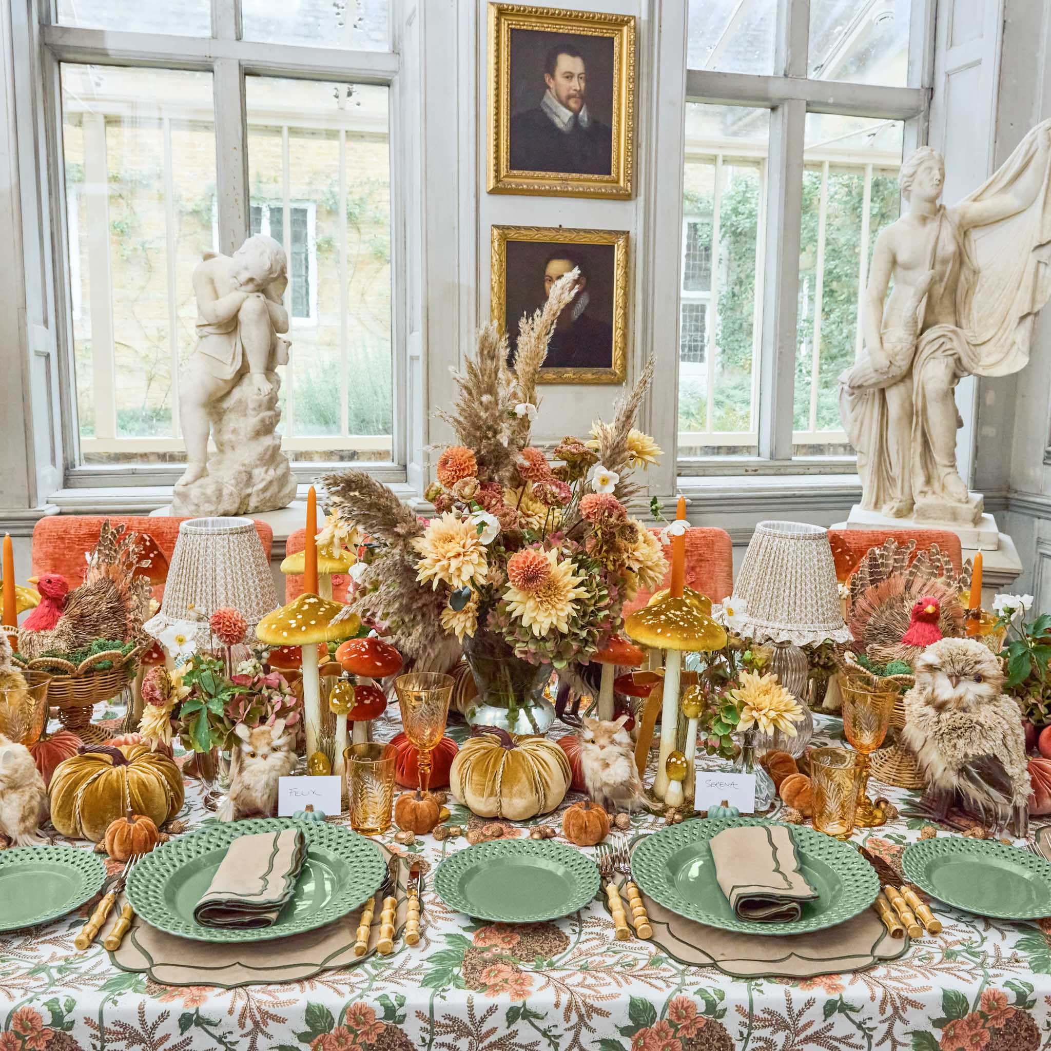 Sage Pumpkin Placecard Holders (Set of 4)