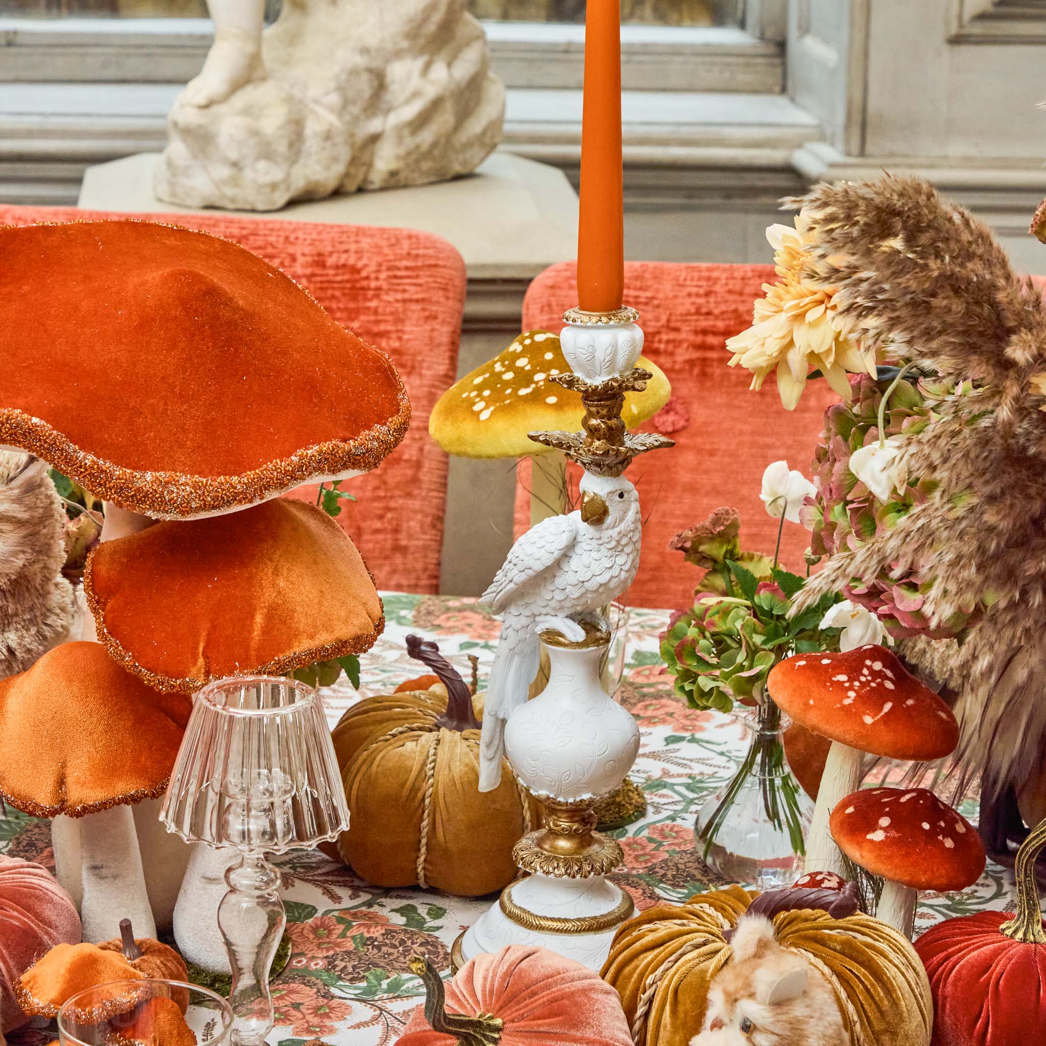 Burnt Orange Candles (Set of 8)