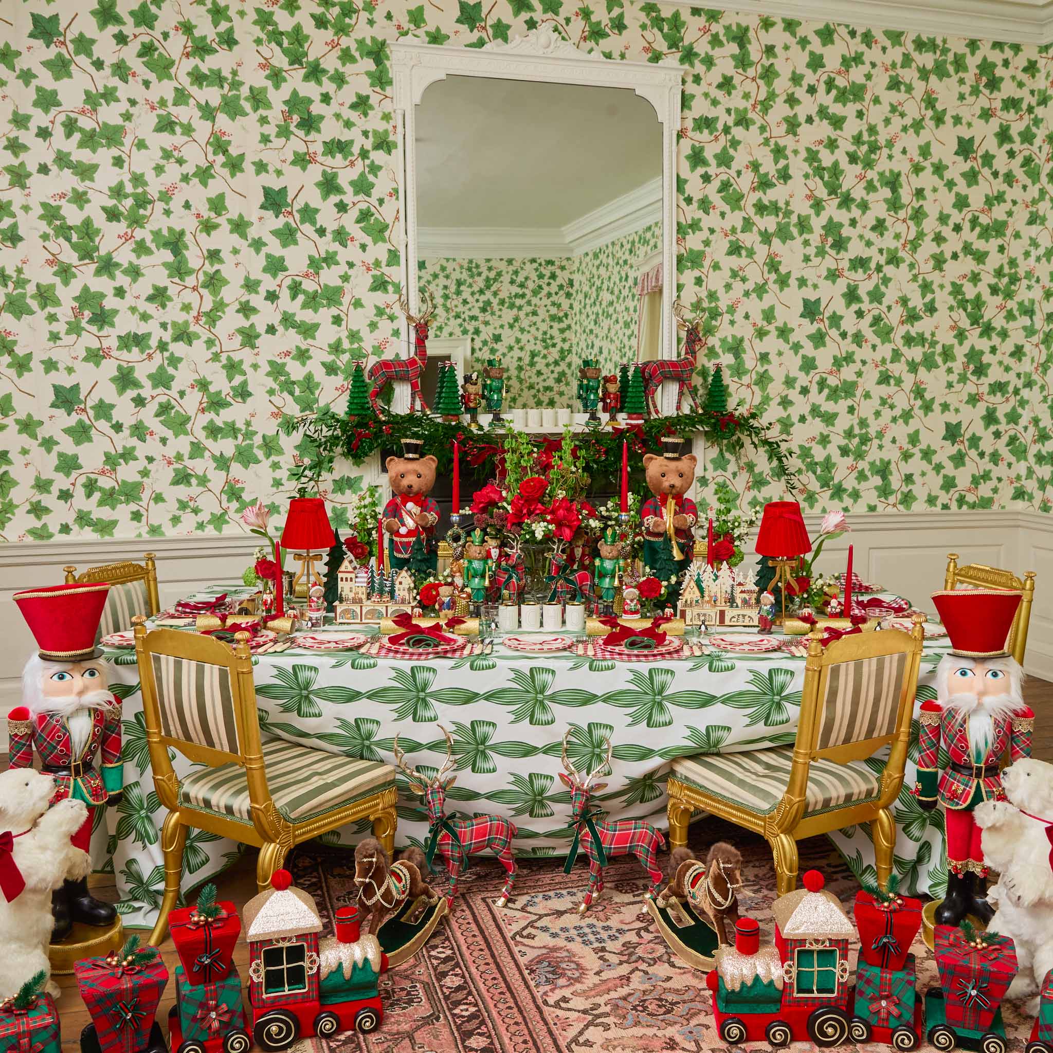 Musical Christmas Bears (Pair)