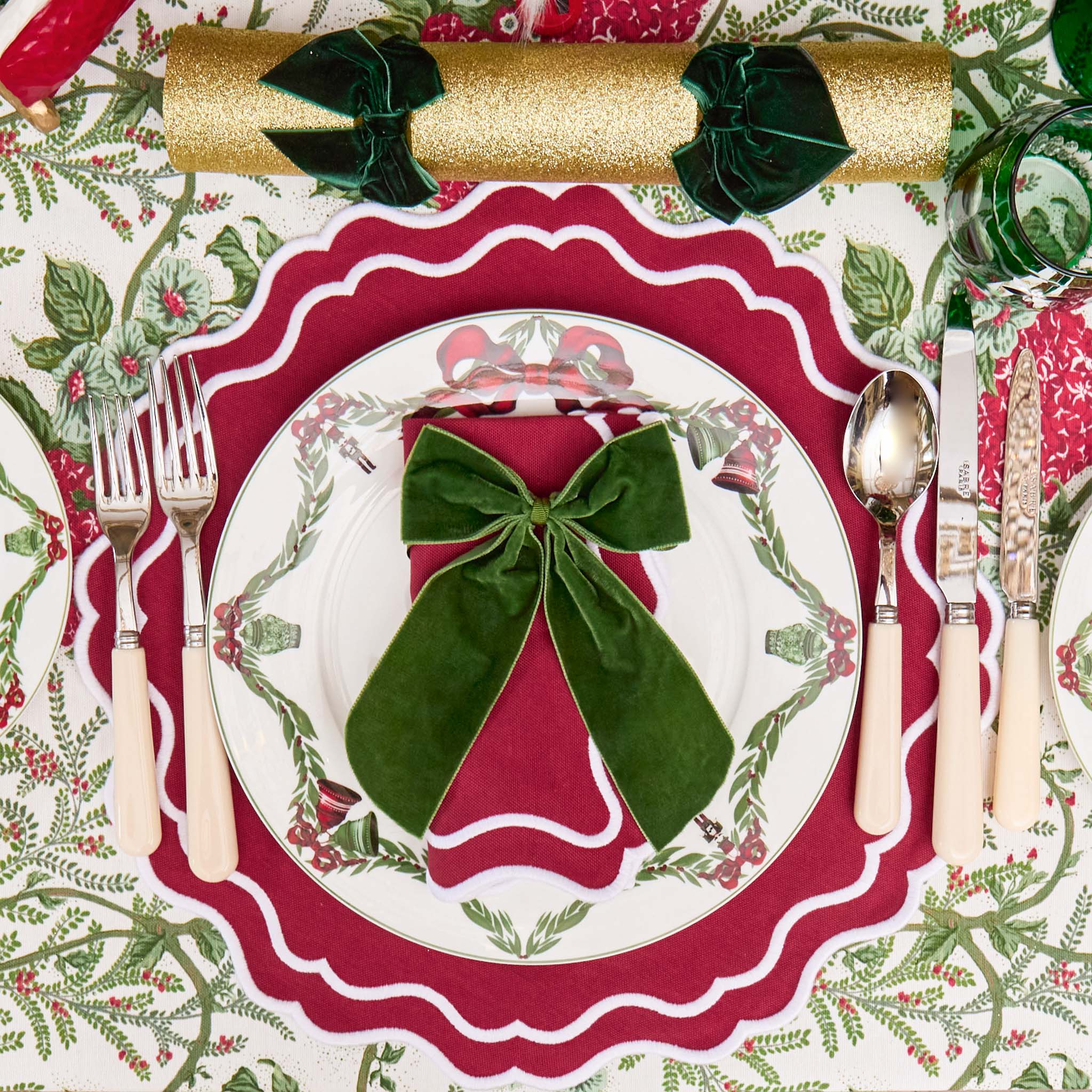 Katherine Berry Red Placemats (Set of 4)