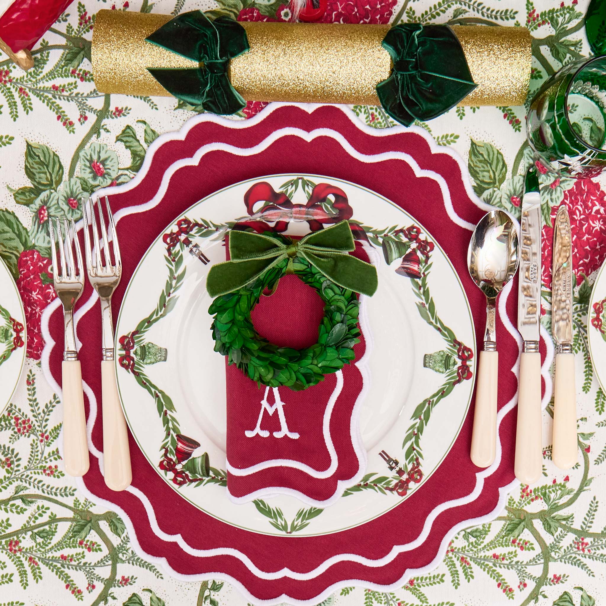 Katherine Berry Red Placemats (Set of 4)