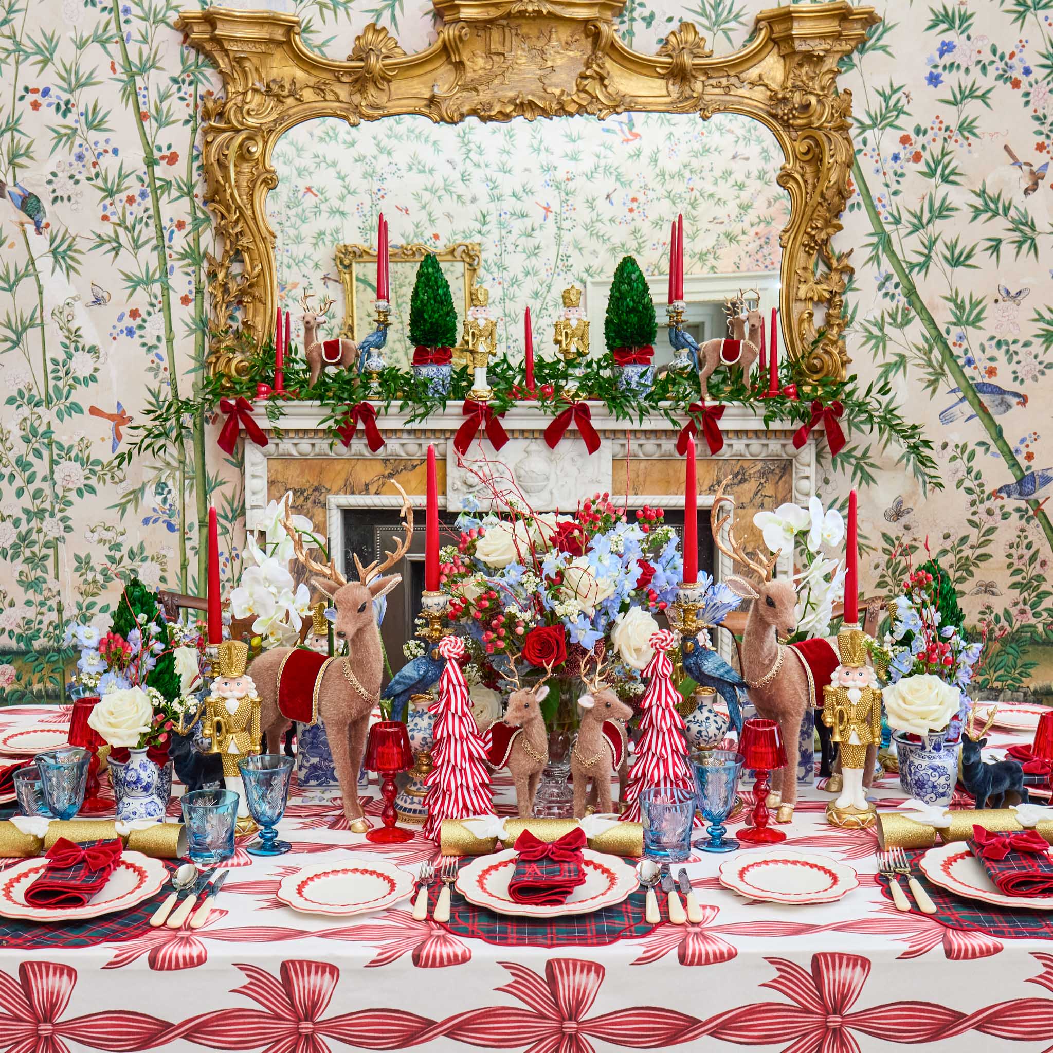 Faux Orchid in Chinoiserie Vase