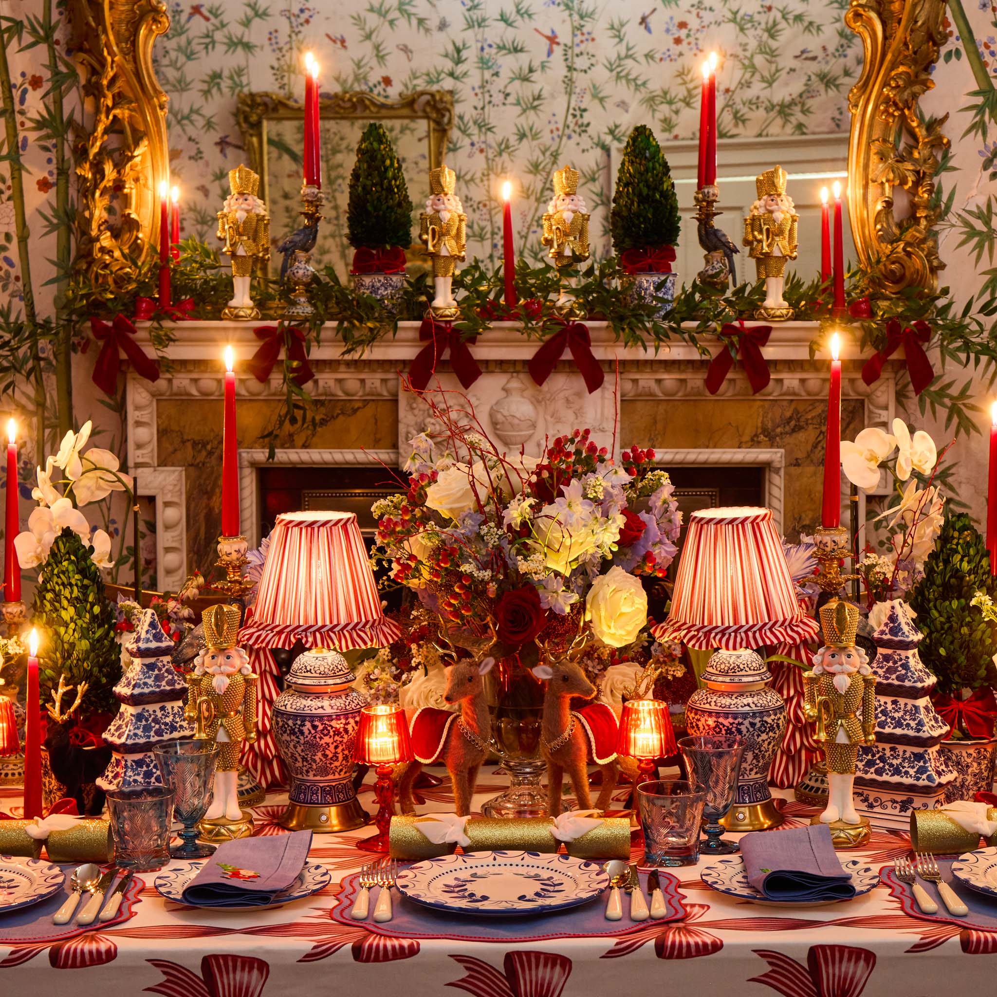 Berry Red Candles (Set of 8)