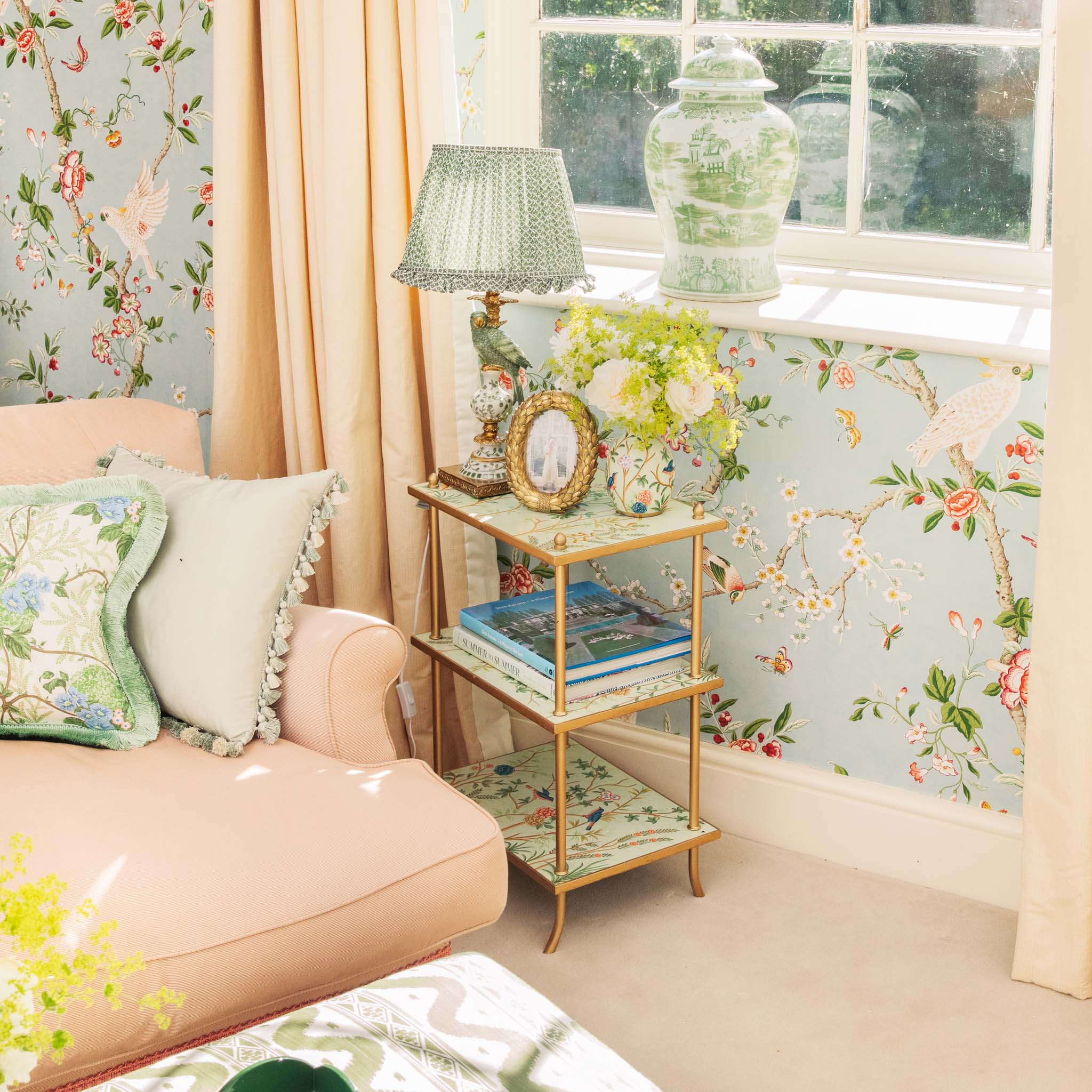 Chinoiserie Tole Side Table