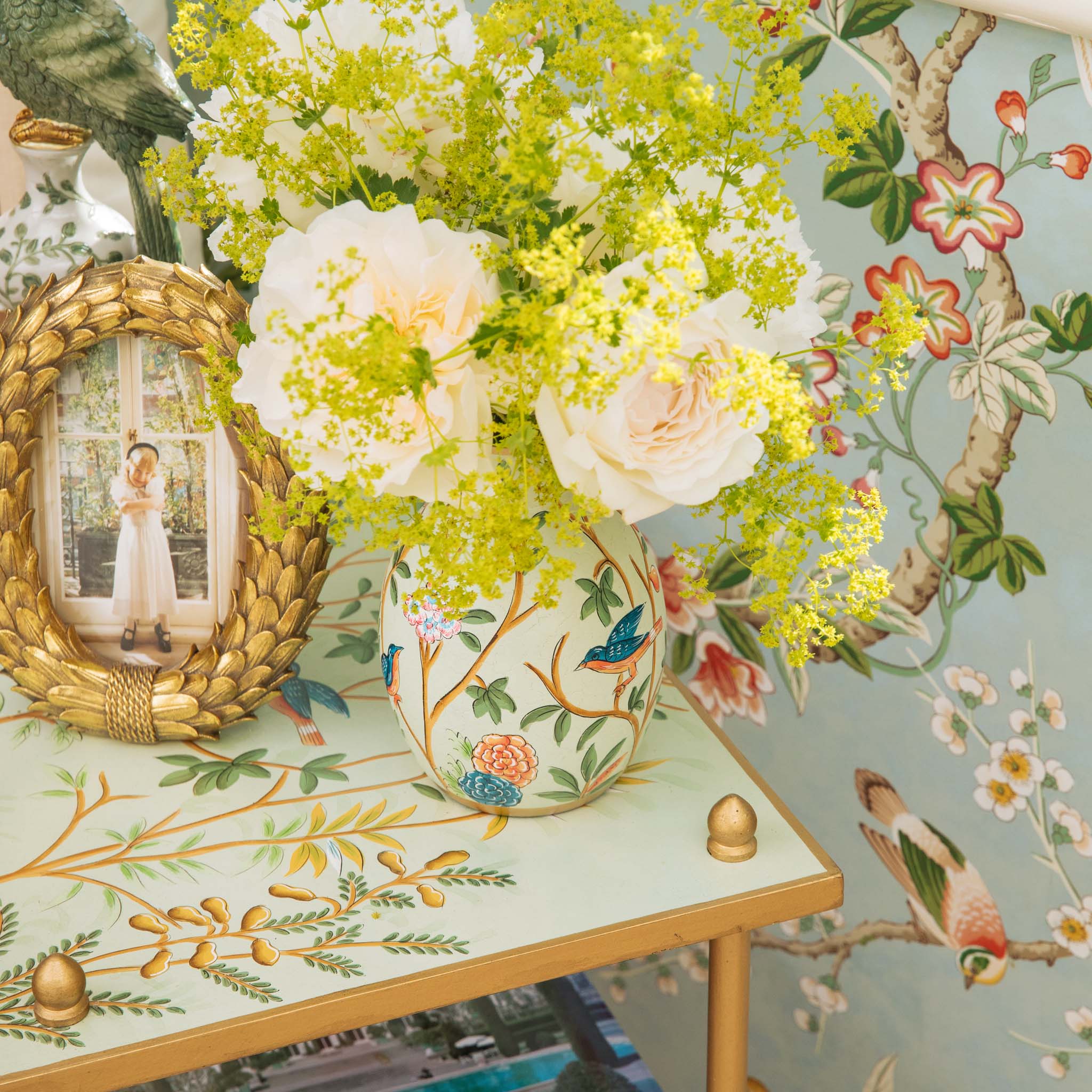 Chinoiserie Tole Side Table