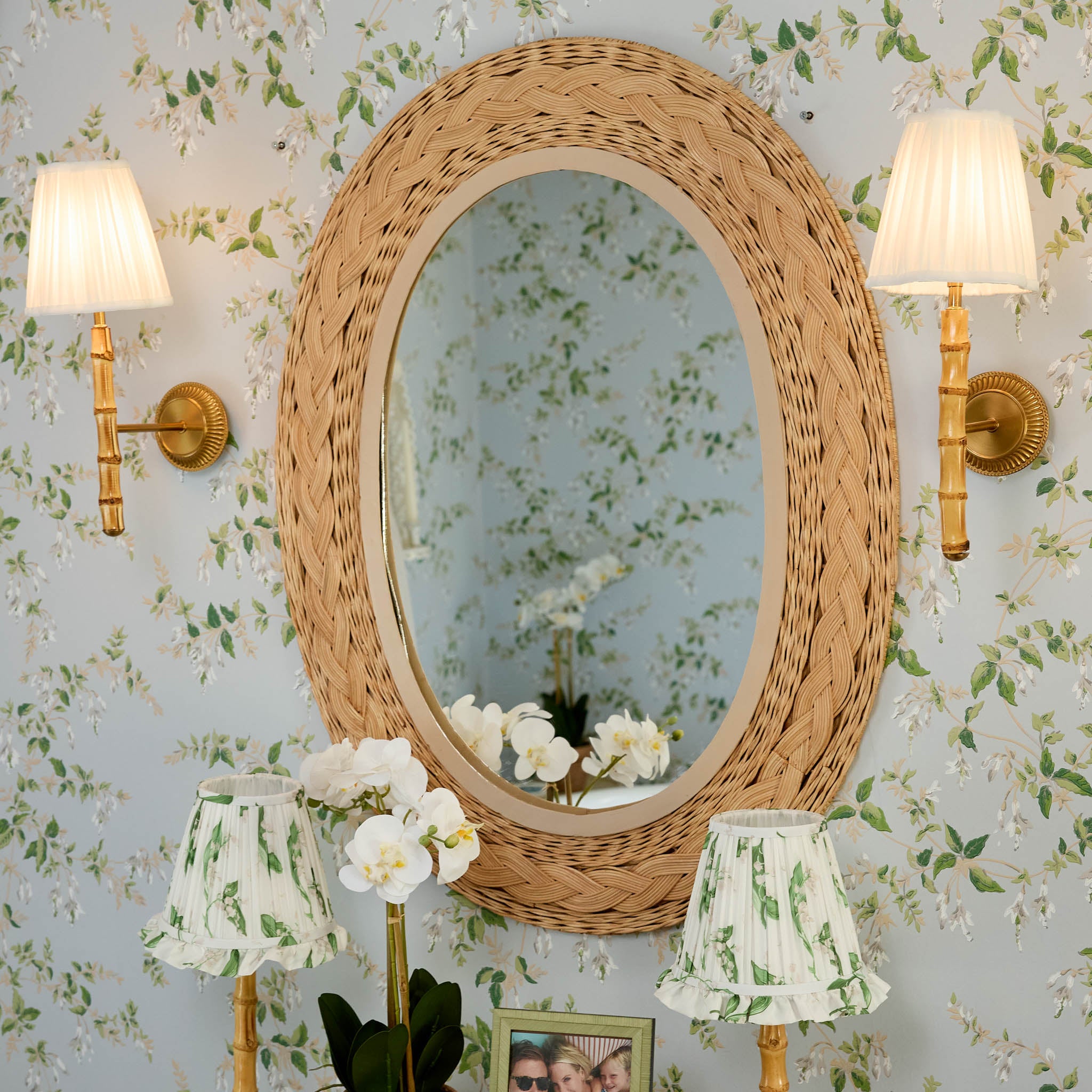 Bamboo Rechargeable Wall Light