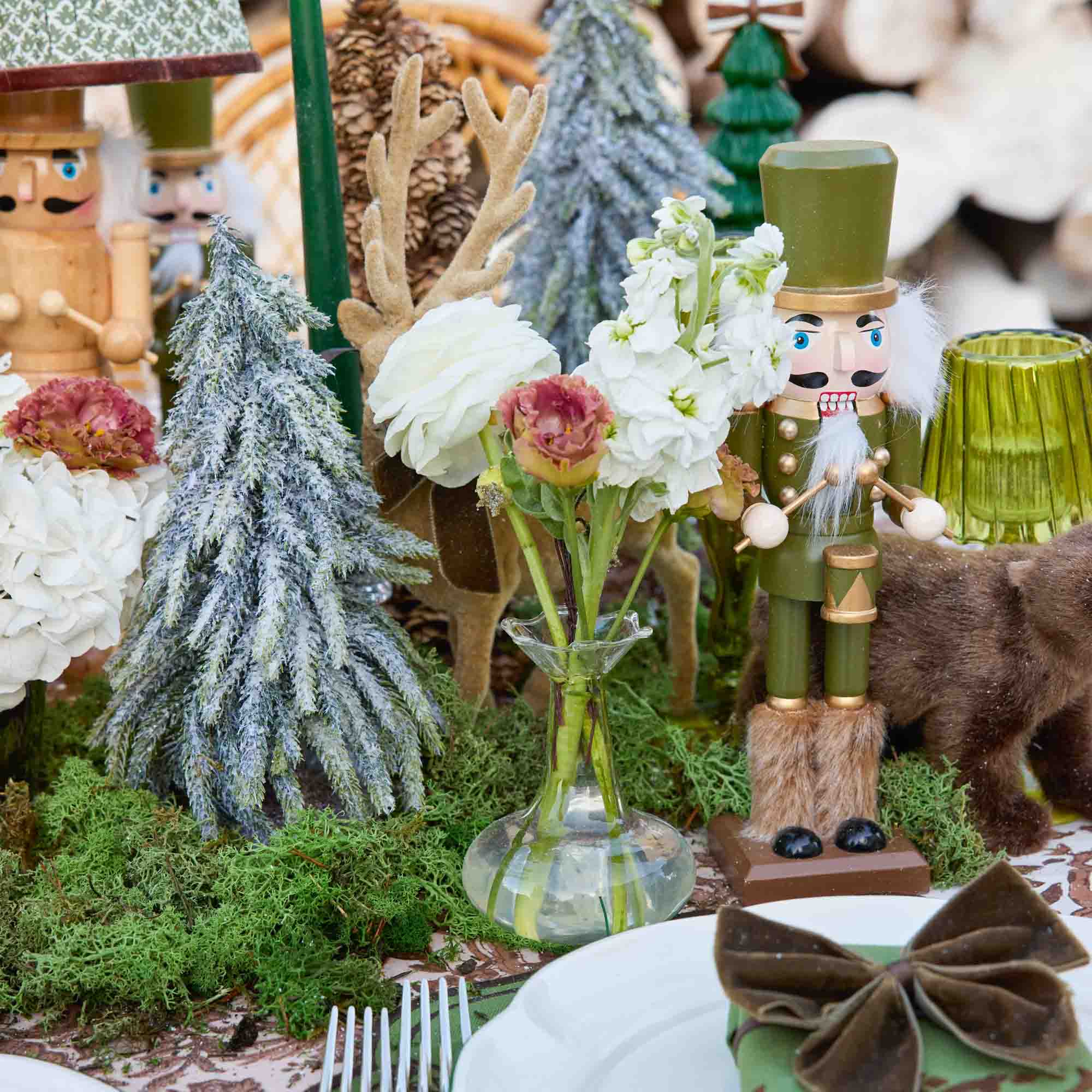 Large Frosted Fir Tree (Pair)