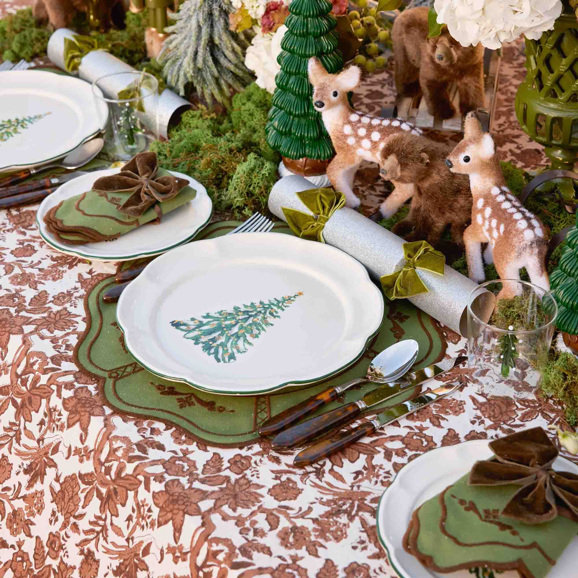 Christmas Tree Dinner Plates (Set of 4)