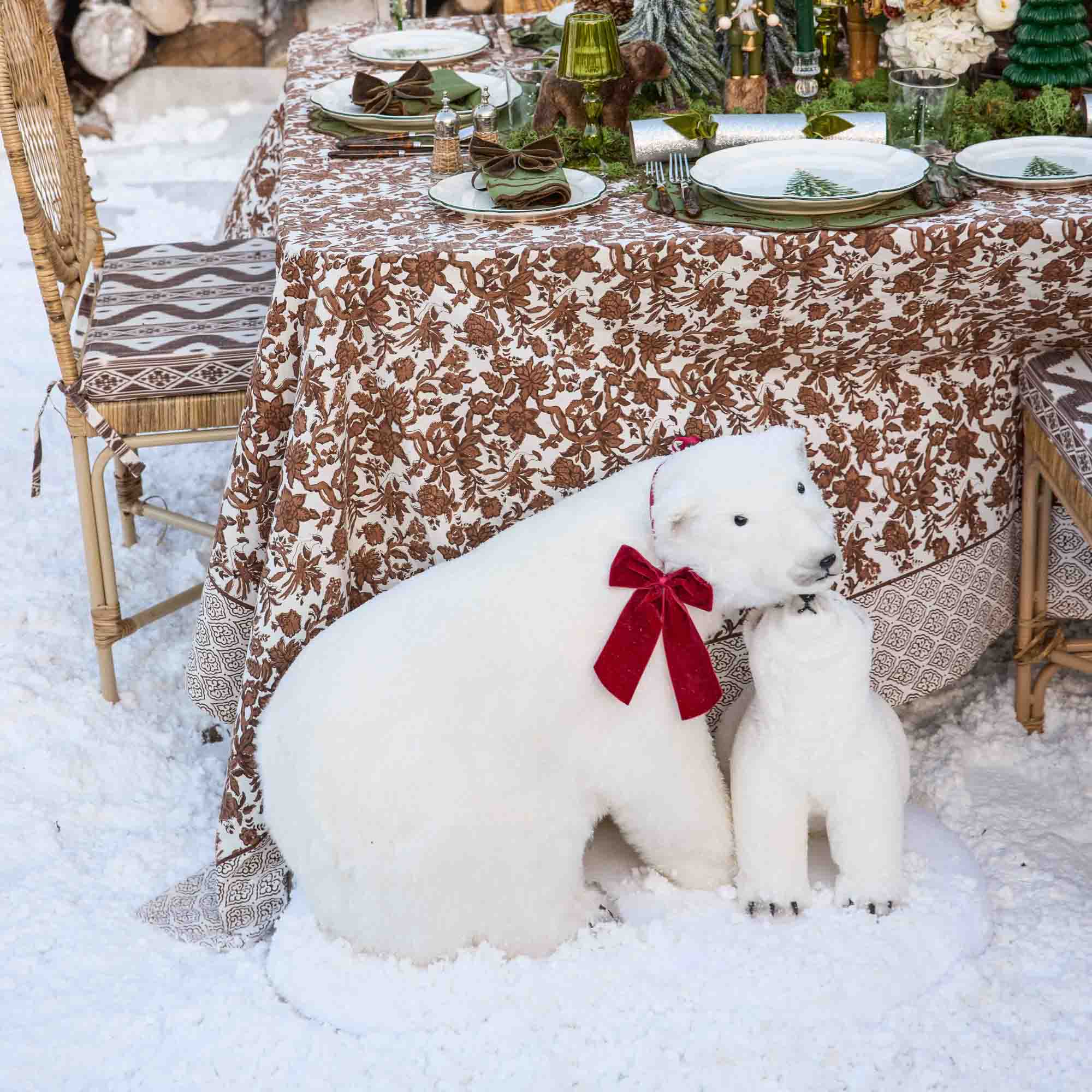 Extra Large Mother & Cub Polar Bear