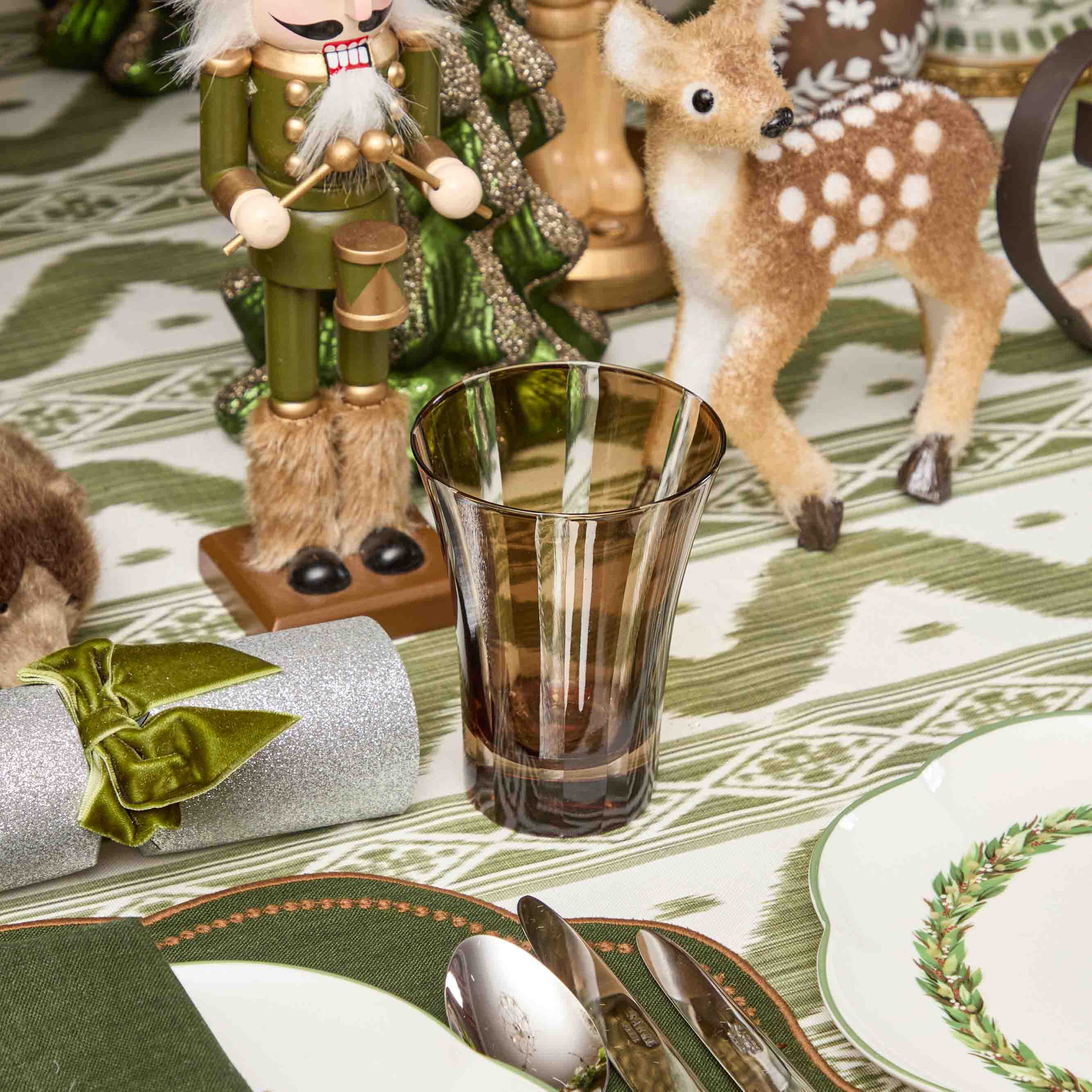 Chocolate Positano Glasses (Set of 4)