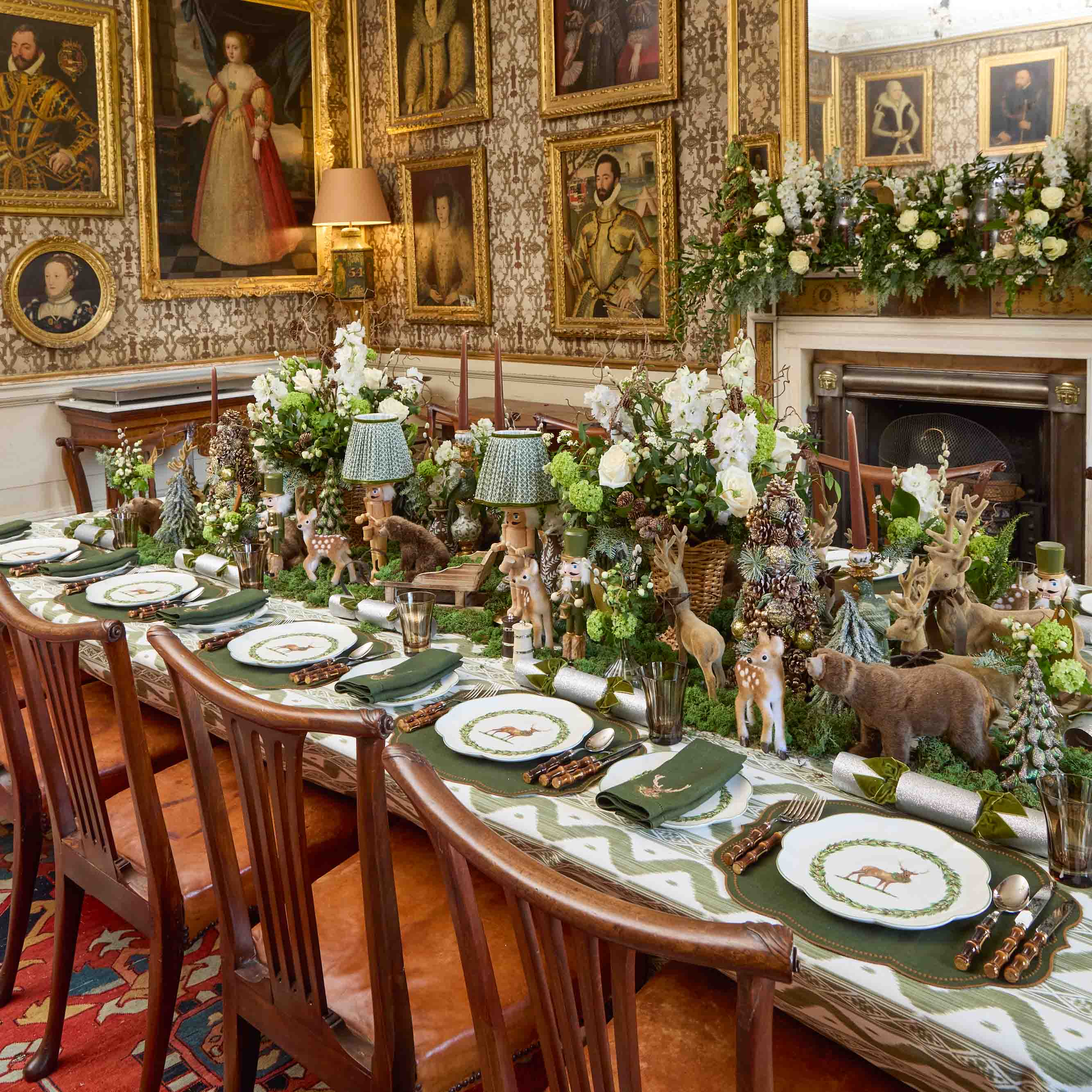 Pair of Nutcracker Rechargeable Lamps