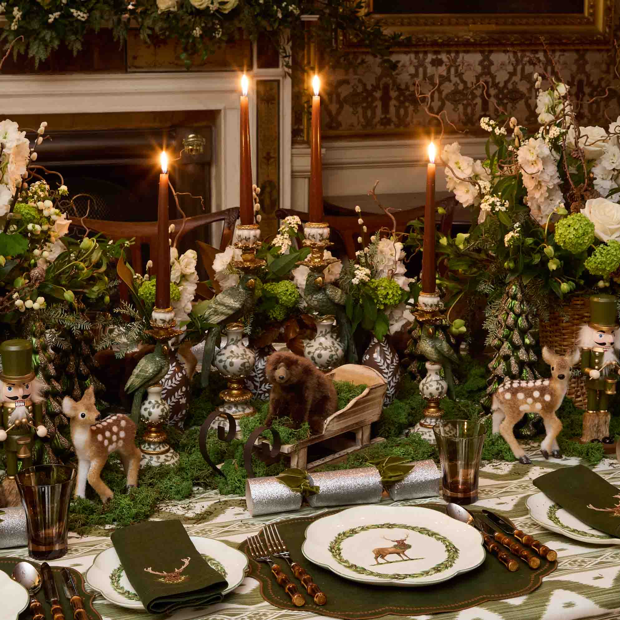 Chocolate Brown Candles (Set of 8)