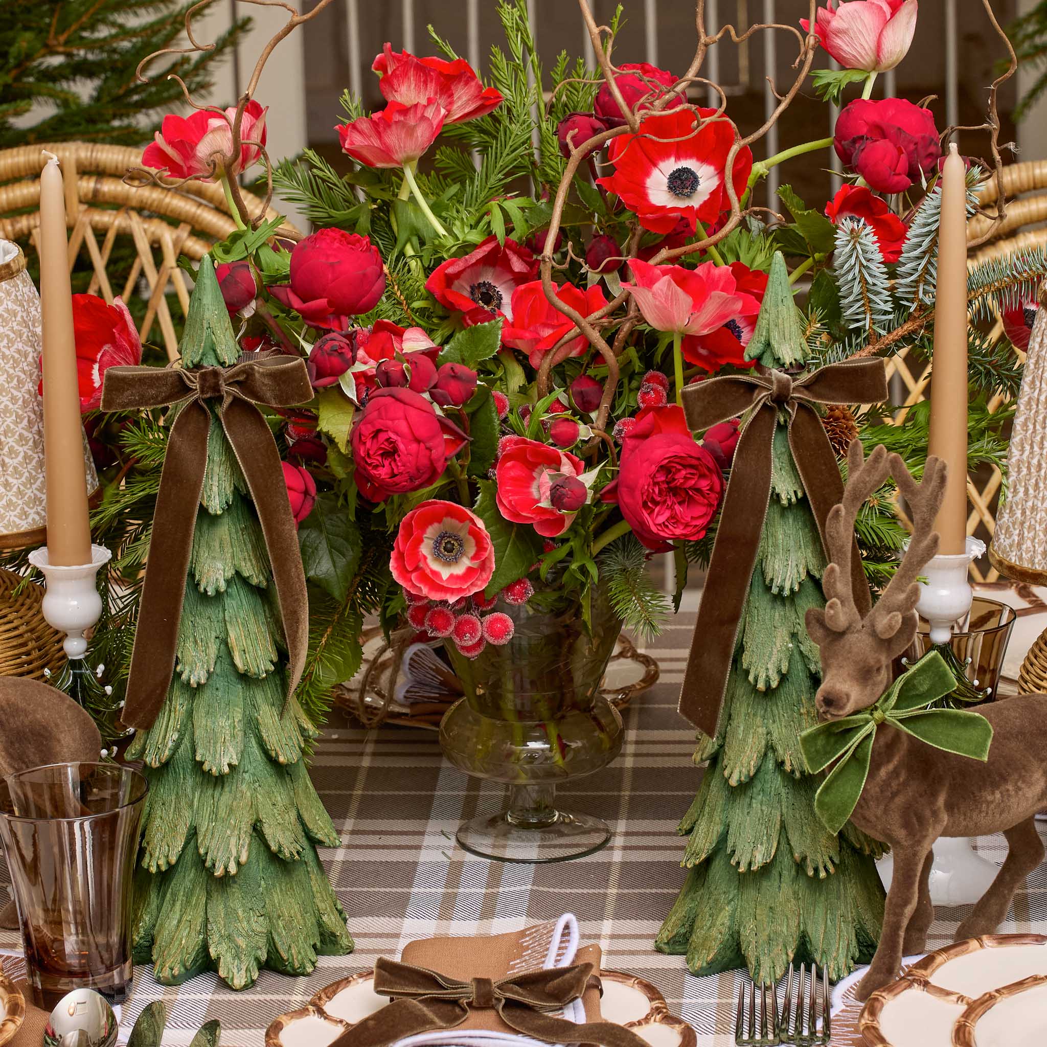 Veronica Engraved Glass Vase