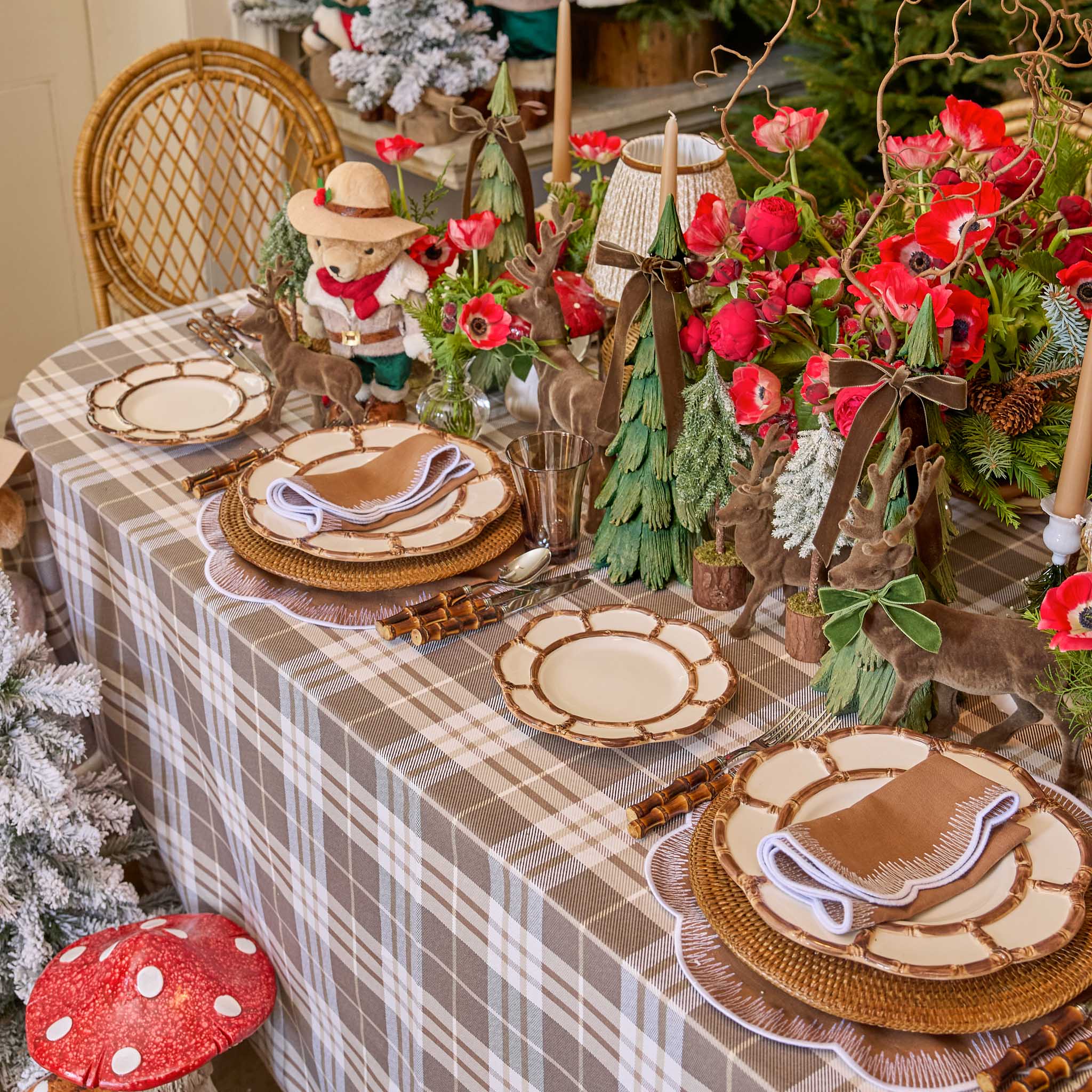 Alathea Caramel Linen Placemats (Set of 4)