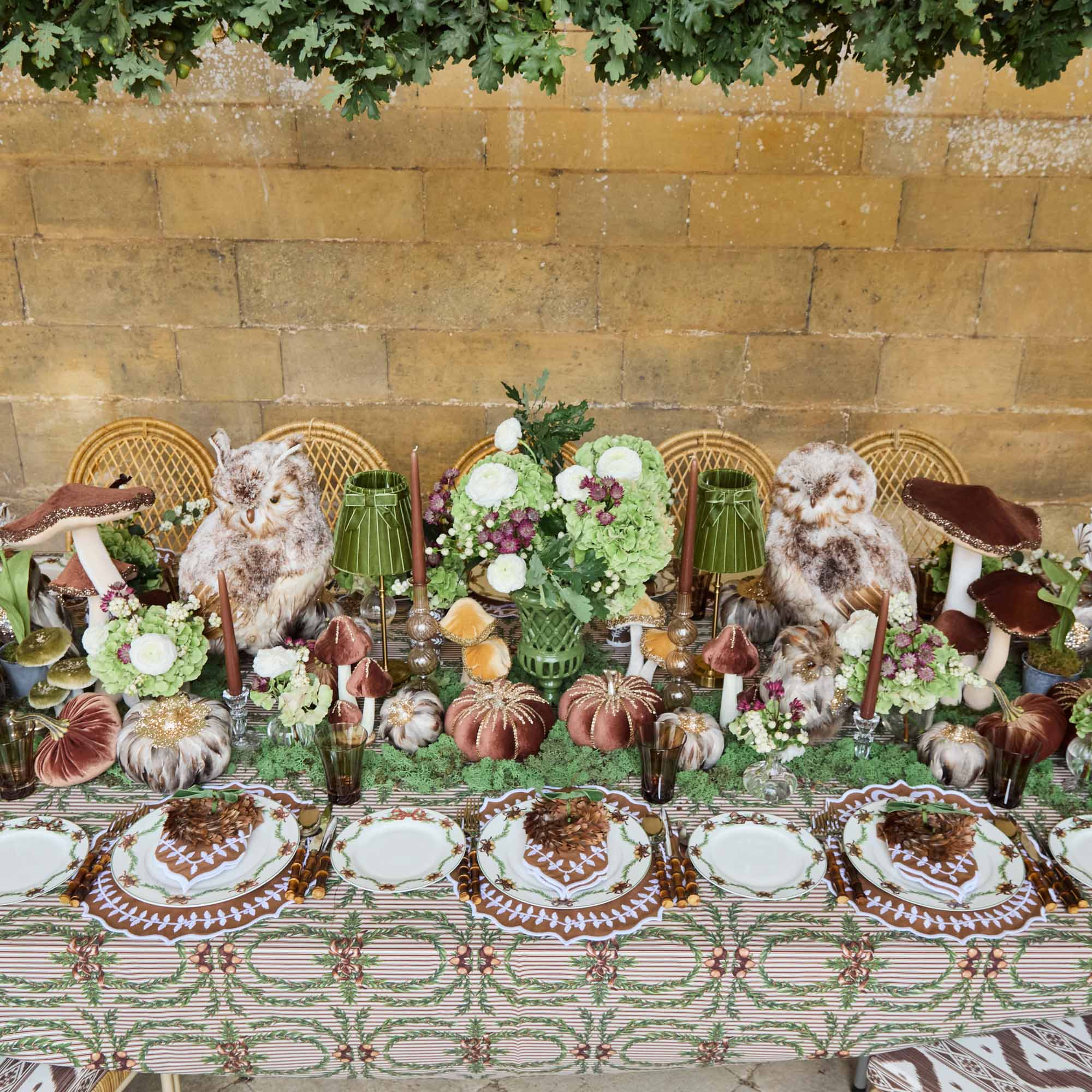 Chocolate Positano Glasses (Set of 4)